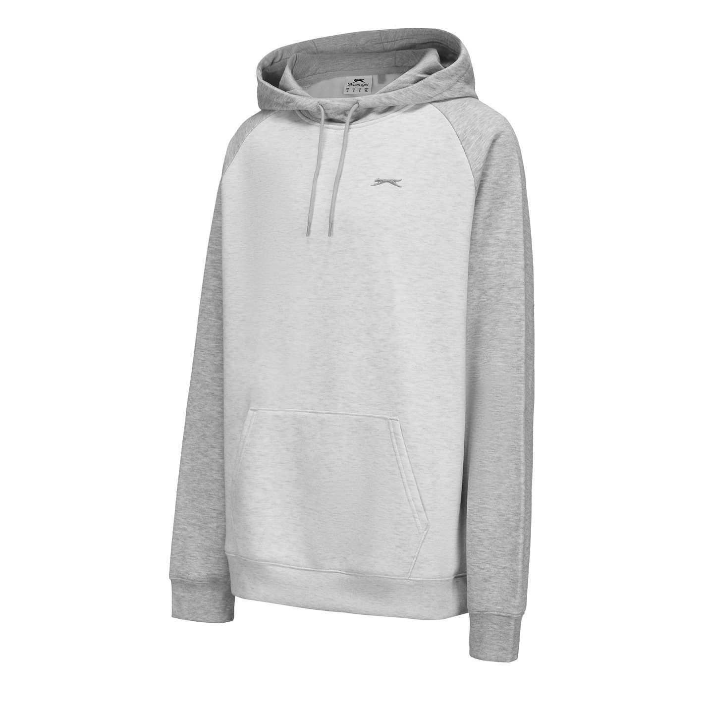Mikina Slazenger Ice Marl 2646121 Fleece Contrast Hoodie Mens - 3