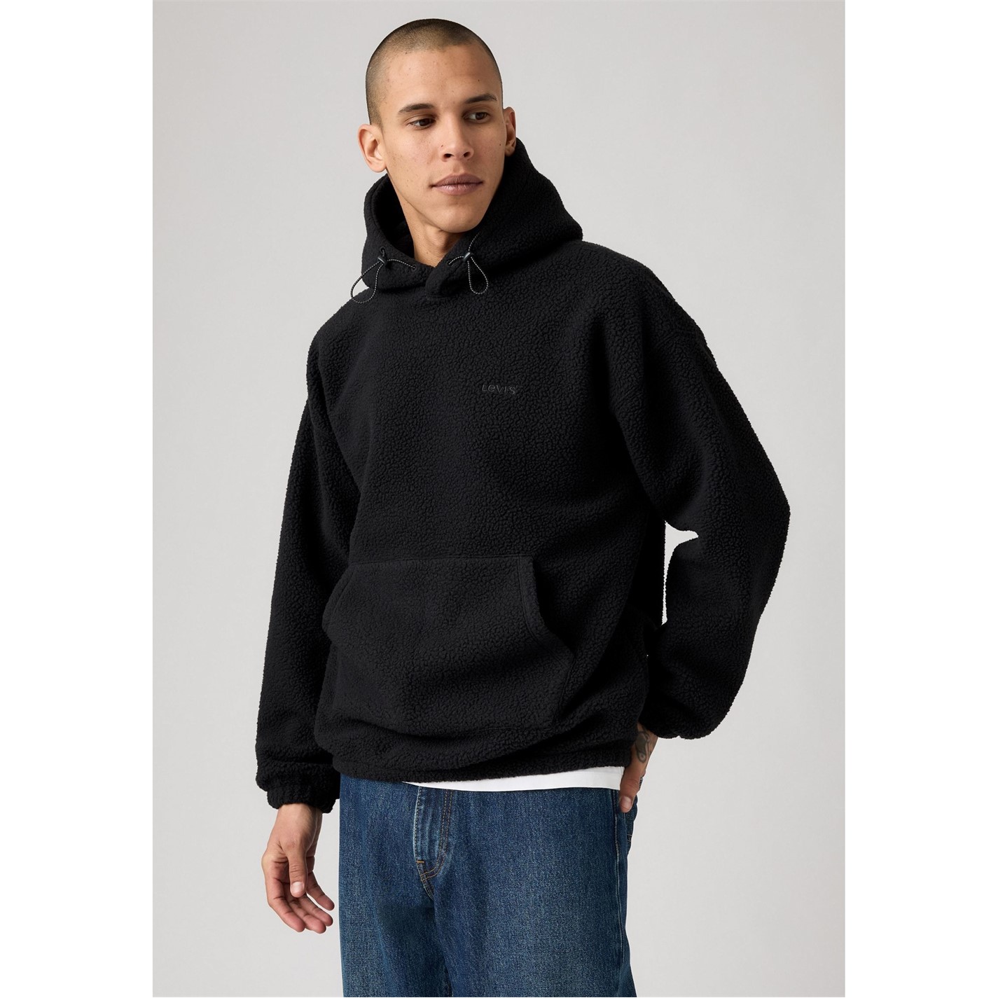 Mikina Levis Black 1998273 Men's Cosy Up Pull Over Hoodie - 5