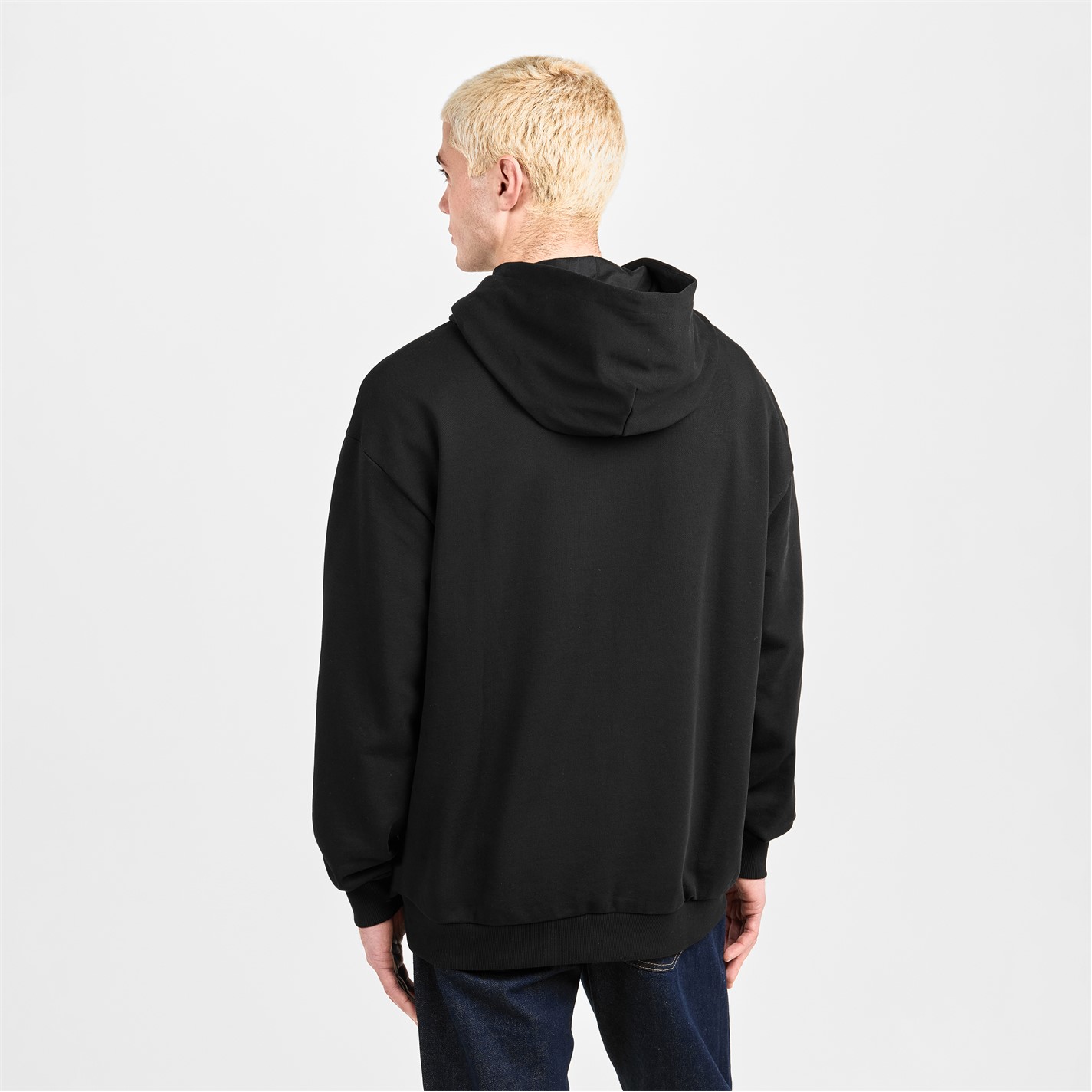Mikina Hugo Black 001 9431169 Mens Danohood Pullover Hoodie - 4