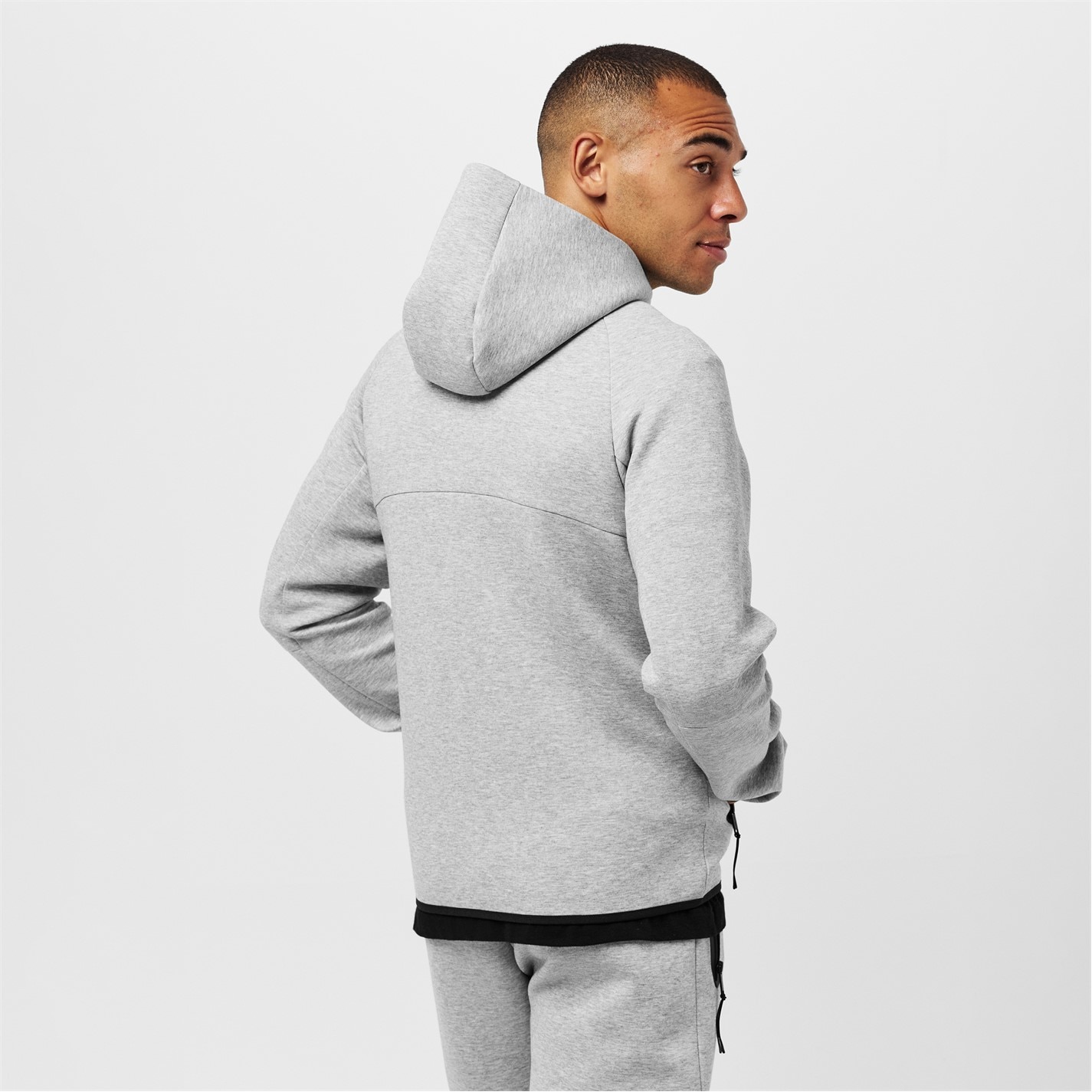 Mikina Everlast Grey Marl 1246982 Elite Hood Mens - 4