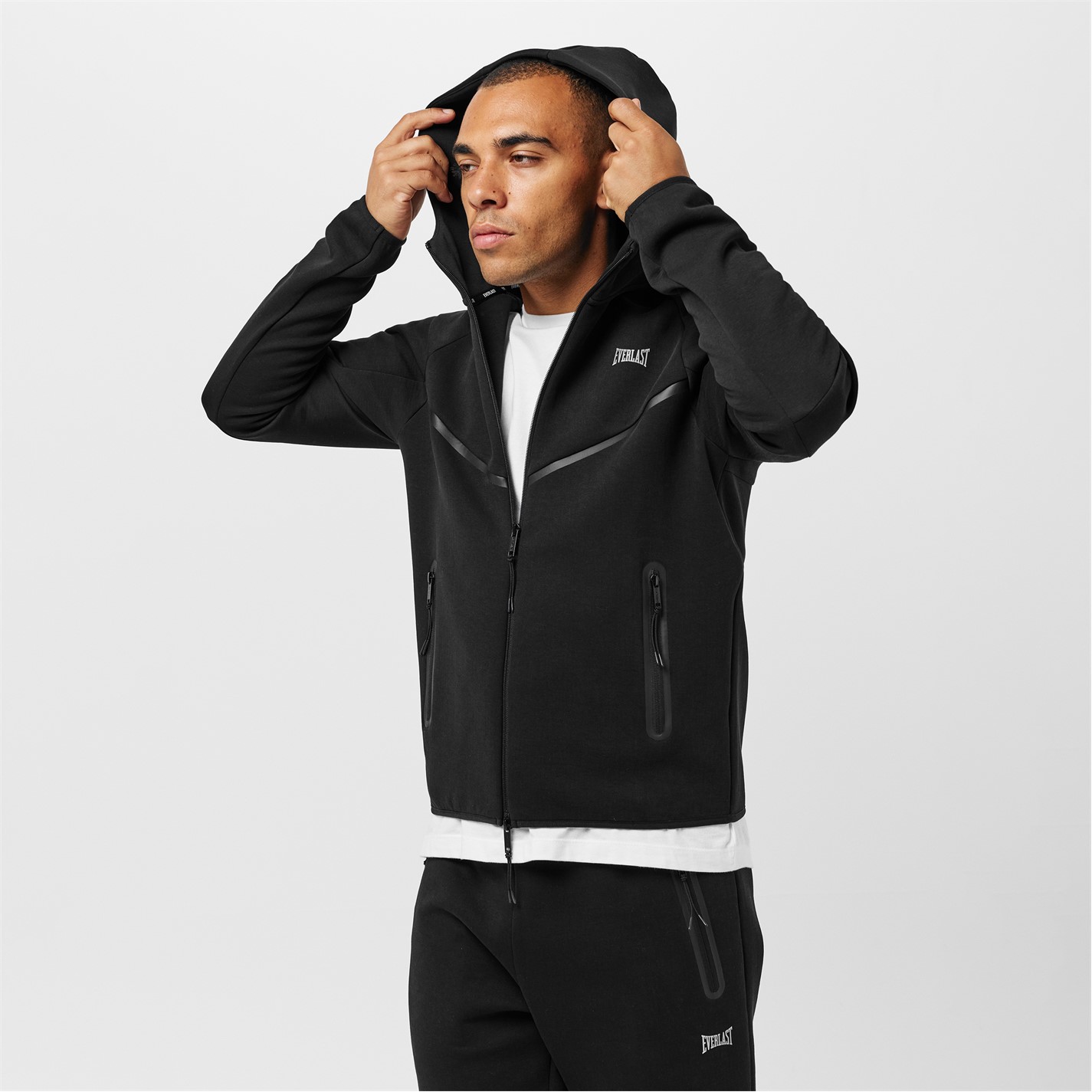 Mikina Everlast Black 5695418 Elite Hood Mens - 3