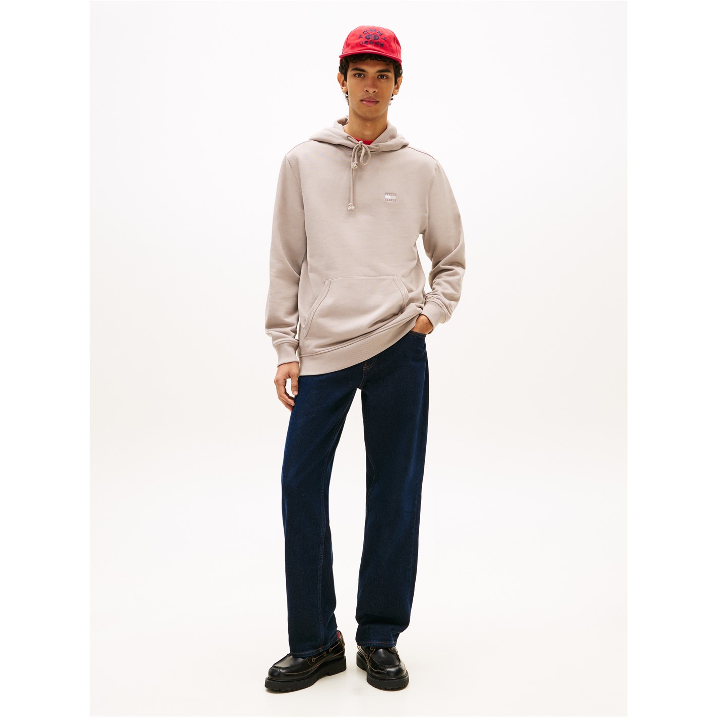 Mikina Tommy Jeans Limestone 781023 XS Badge Hoodie - 4