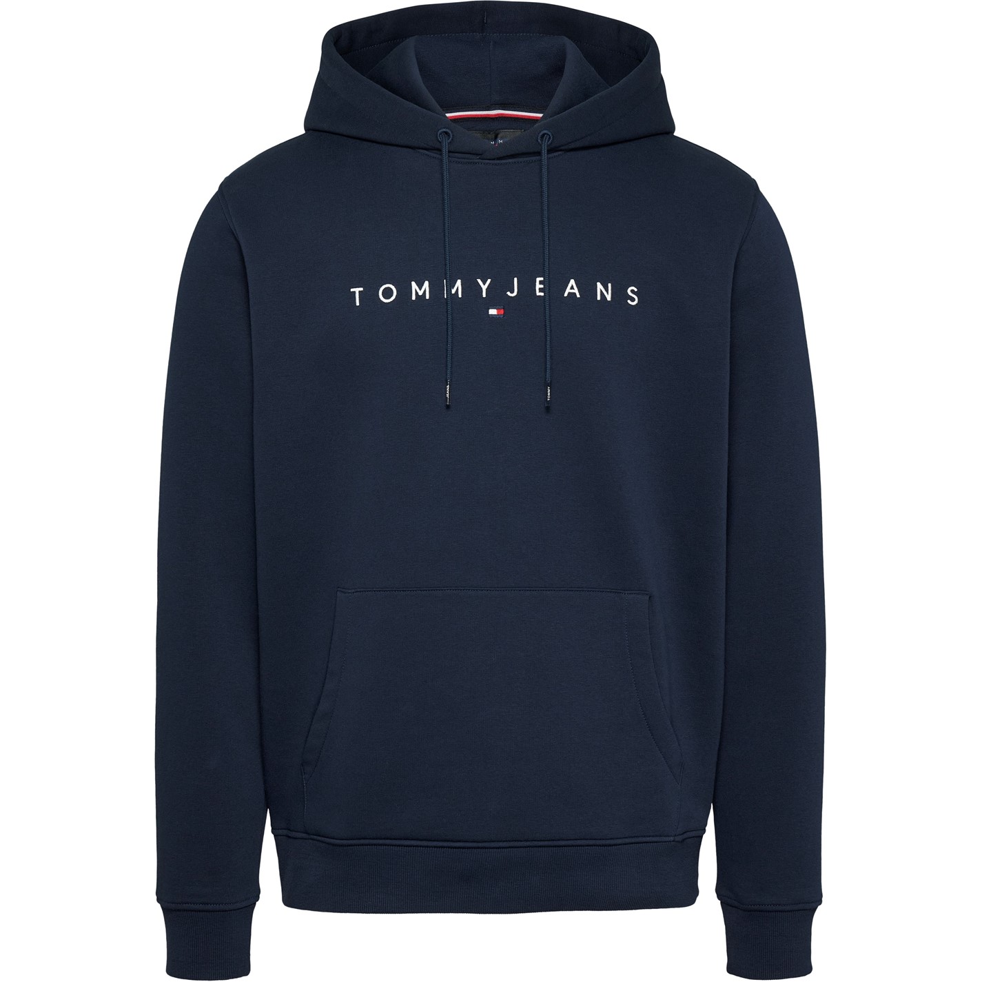 Mikina Tommy Jeans Dk Night Navy 4720261 Men's Linear Logo Pull Over Hoodie - 1