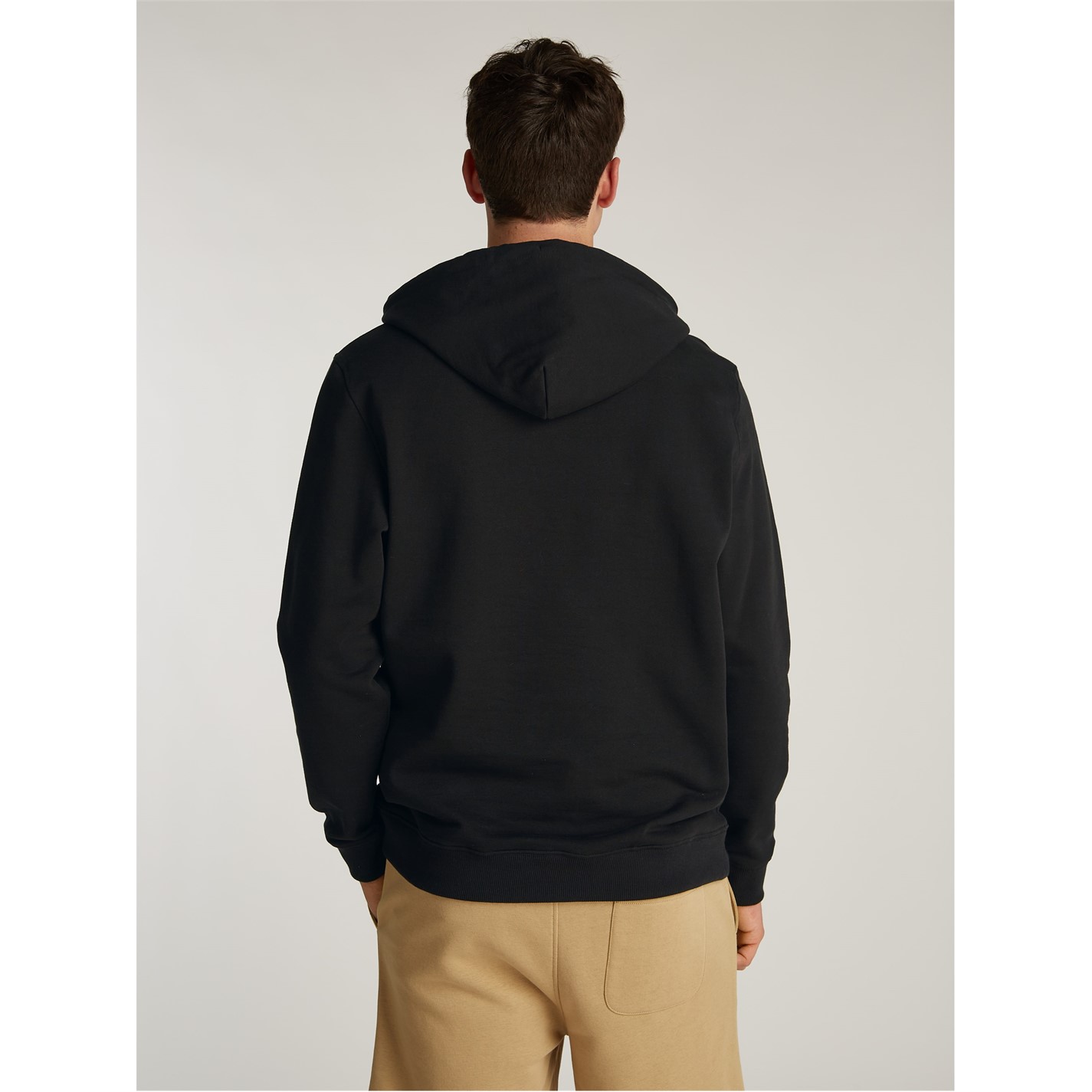 Mikina Tommy Jeans Black 1879774 Men's Regular Flag Twist Pull Over Hoodie - 3