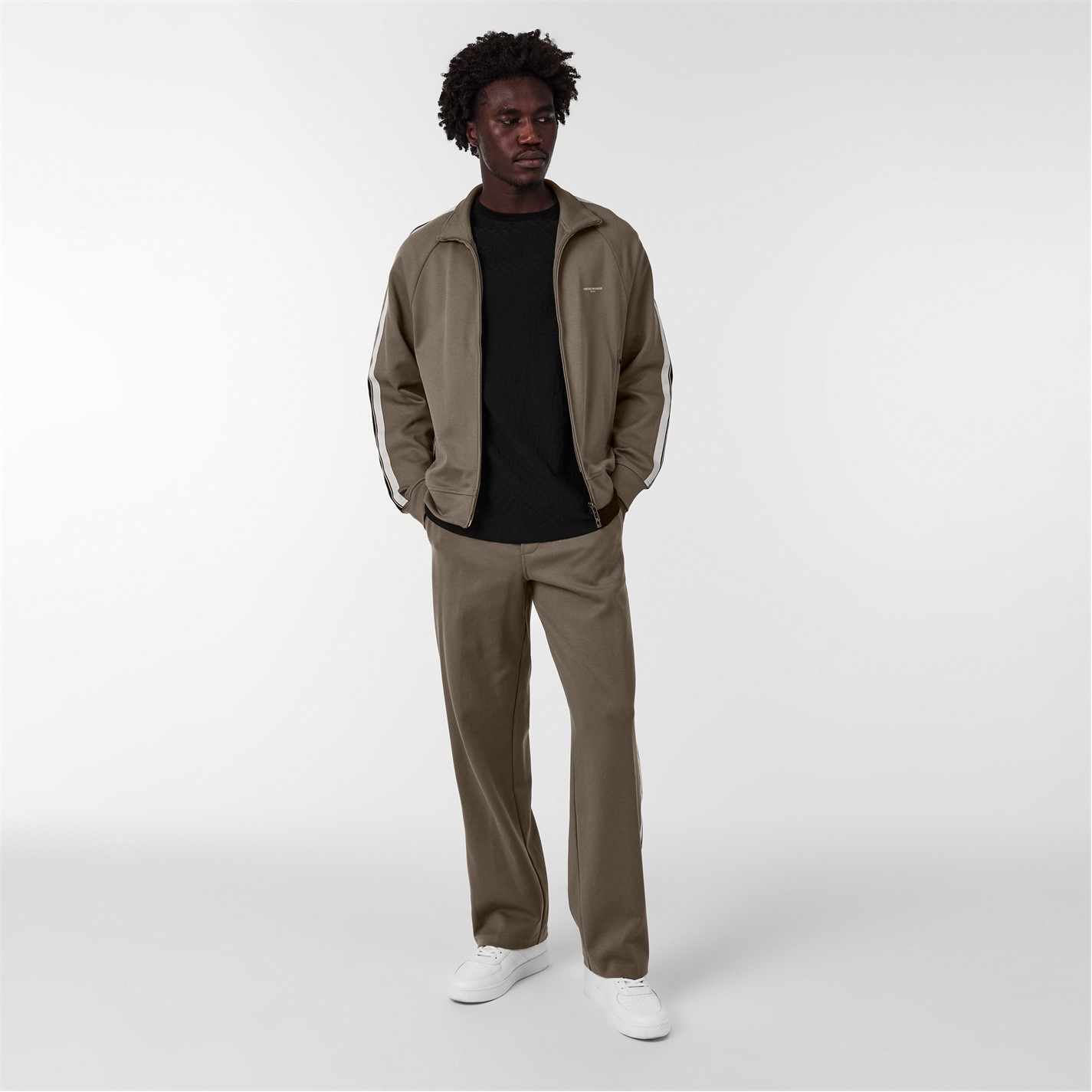 Mikina EMPORIO ARMANI Walnut U6189 6915988 Men's Full Zip Hoodie - 6