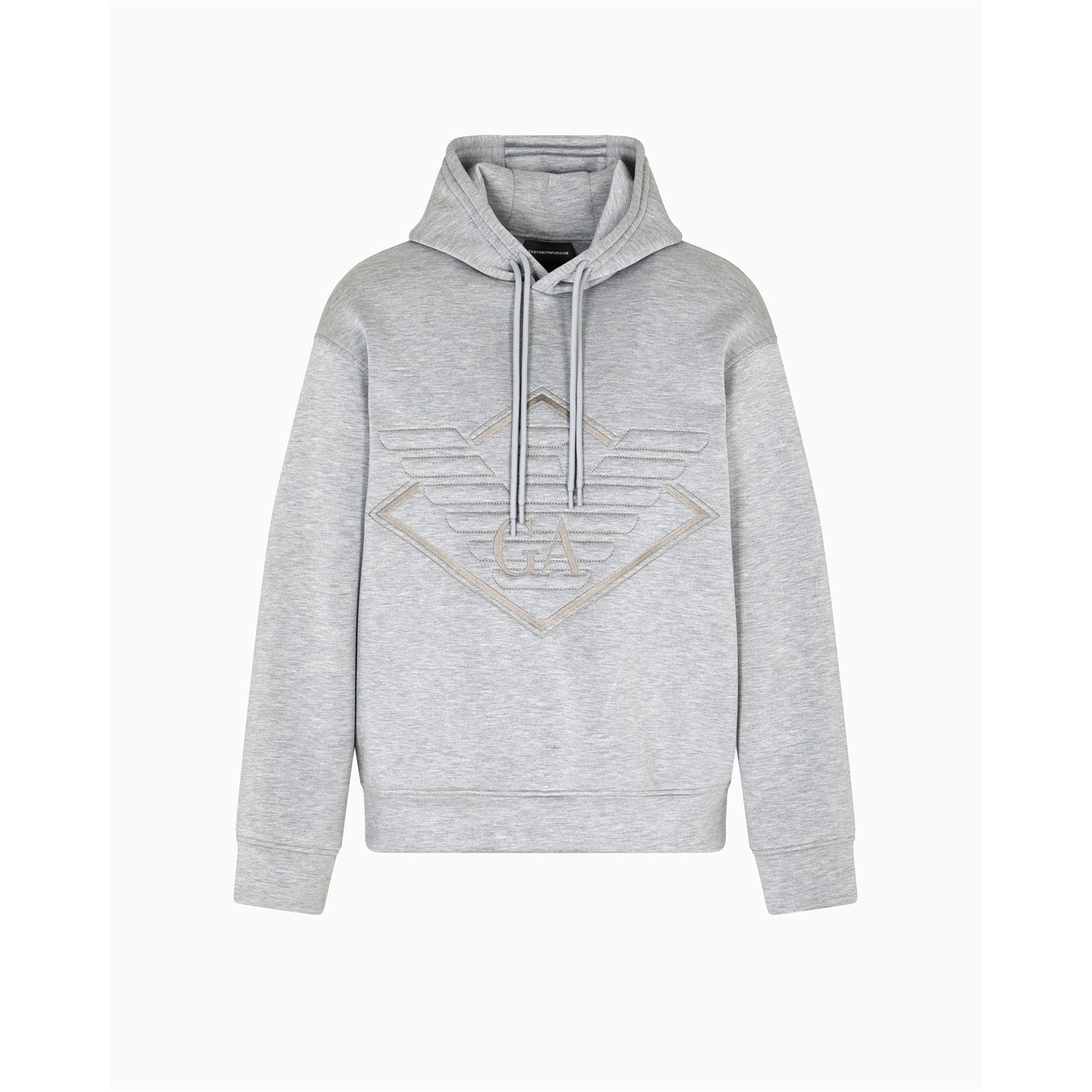 Mikina EMPORIO ARMANI Light Gry M0195 568852 Large Eagle Hoodie - 6