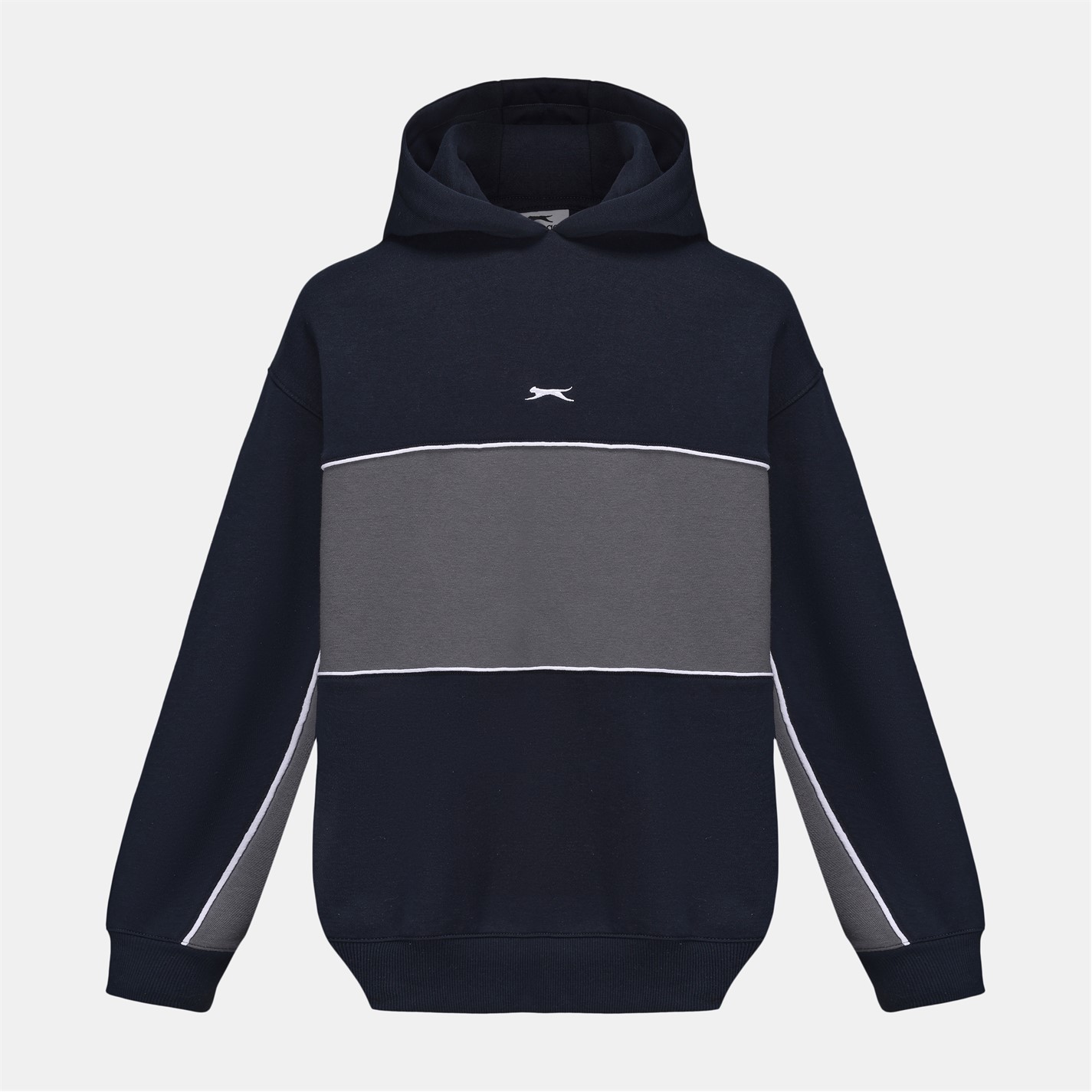 Mikina Slazenger Navy 1791438 Fleece Sportswear Hoodie Mens - 1