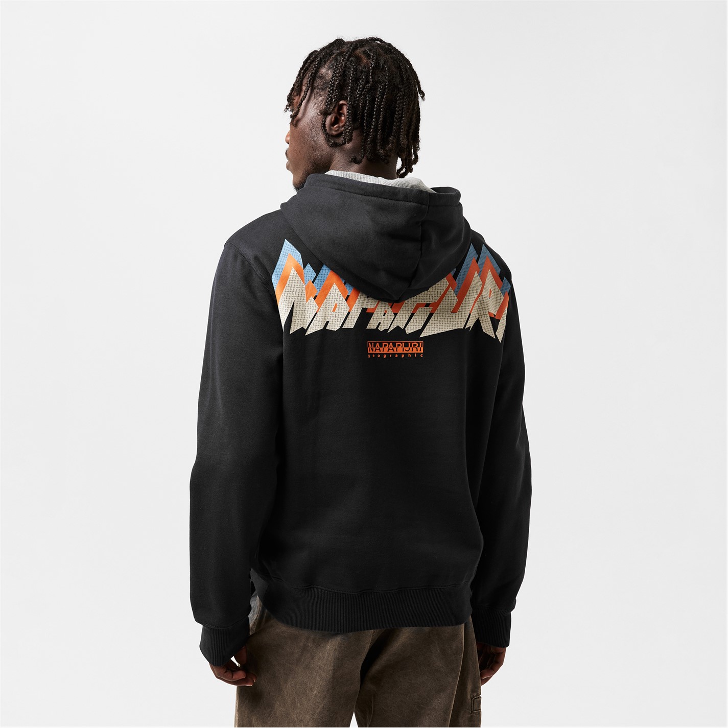 Mikina NAPAPIJRI Black Beauty 6538201 Fiemme Hoodie Mens - 4