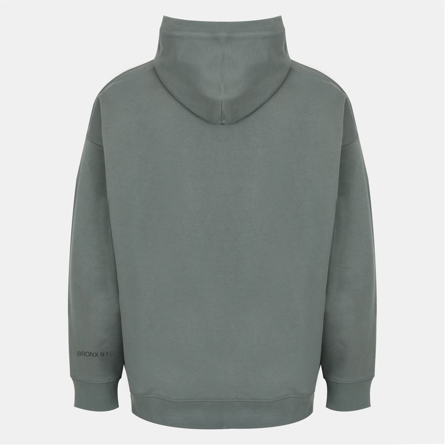 Mikina Everlast Khaki 4866341 Men's Flocked Cotton Long Sleeve Oversized Fit Hoodie - 2