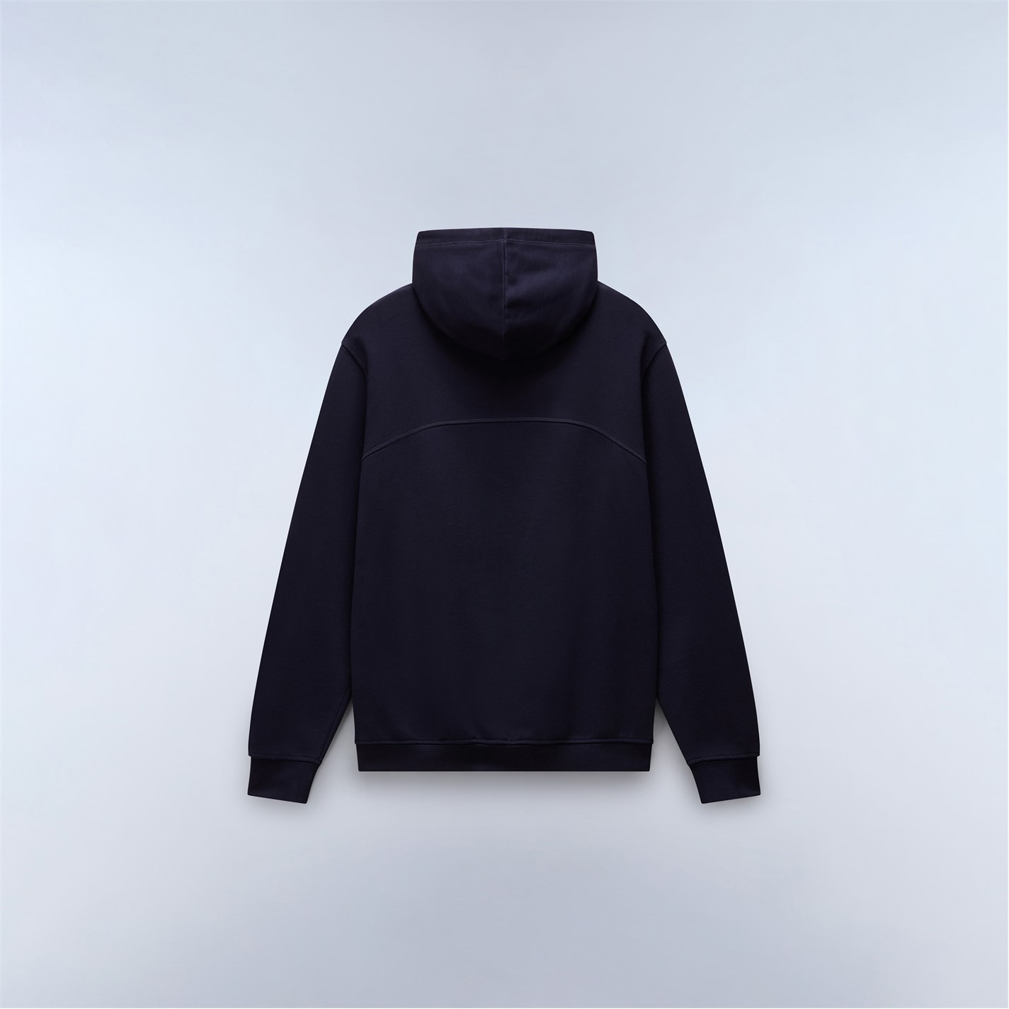 Mikina Napapijri Blue Marine 8723343 Badge Hoodie Mens - 2