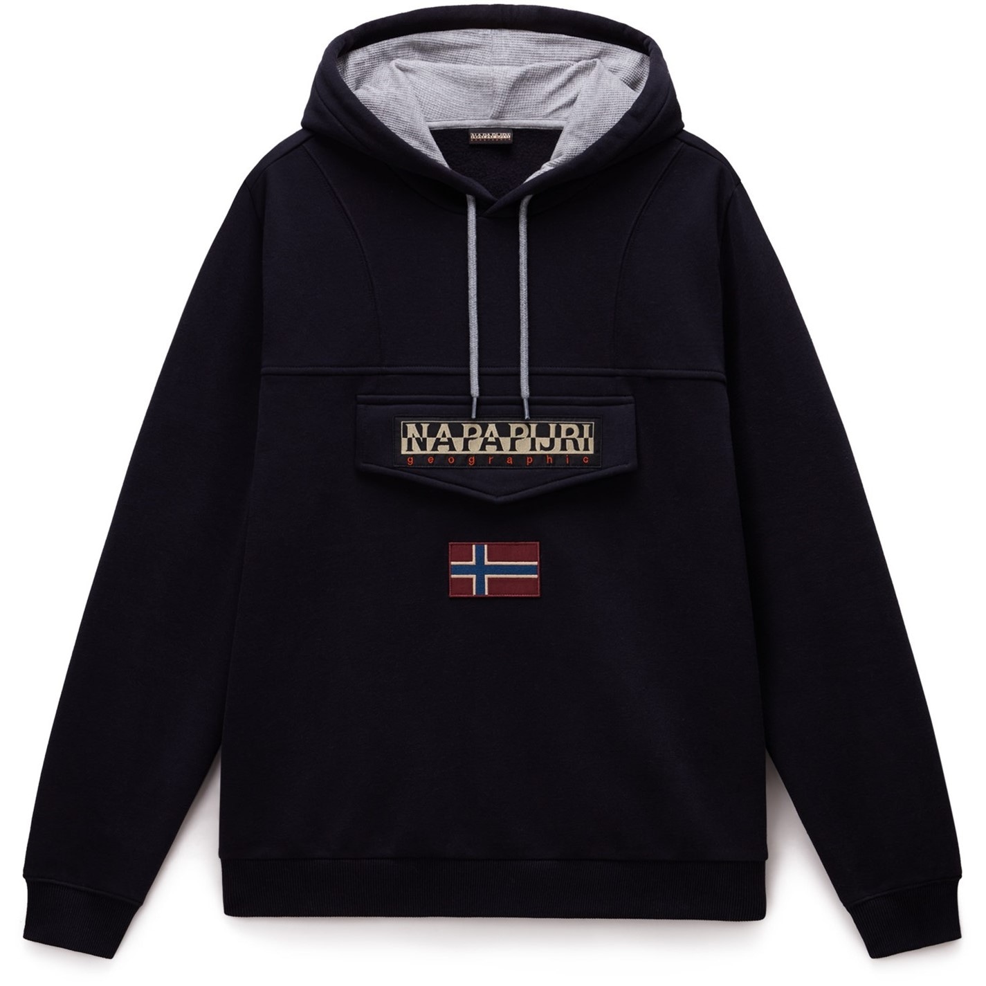 Mikina Napapijri Black Beauty 1283856 Men's Napa Burgee Pull Over Hoodie - 1