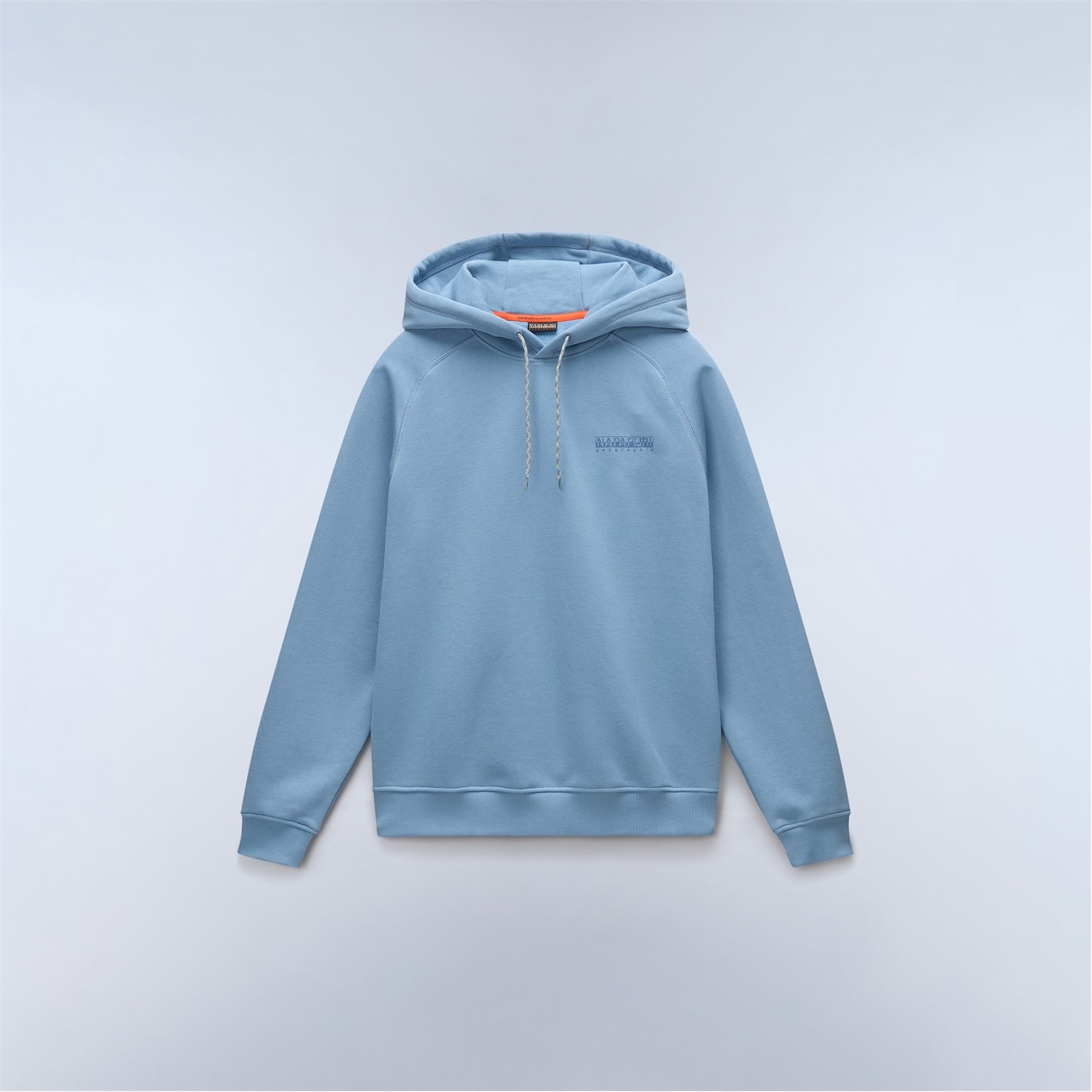 Mikina Napapijri Faded Denim 5423968 Men's Napa Back Graphics Hoodie - 1