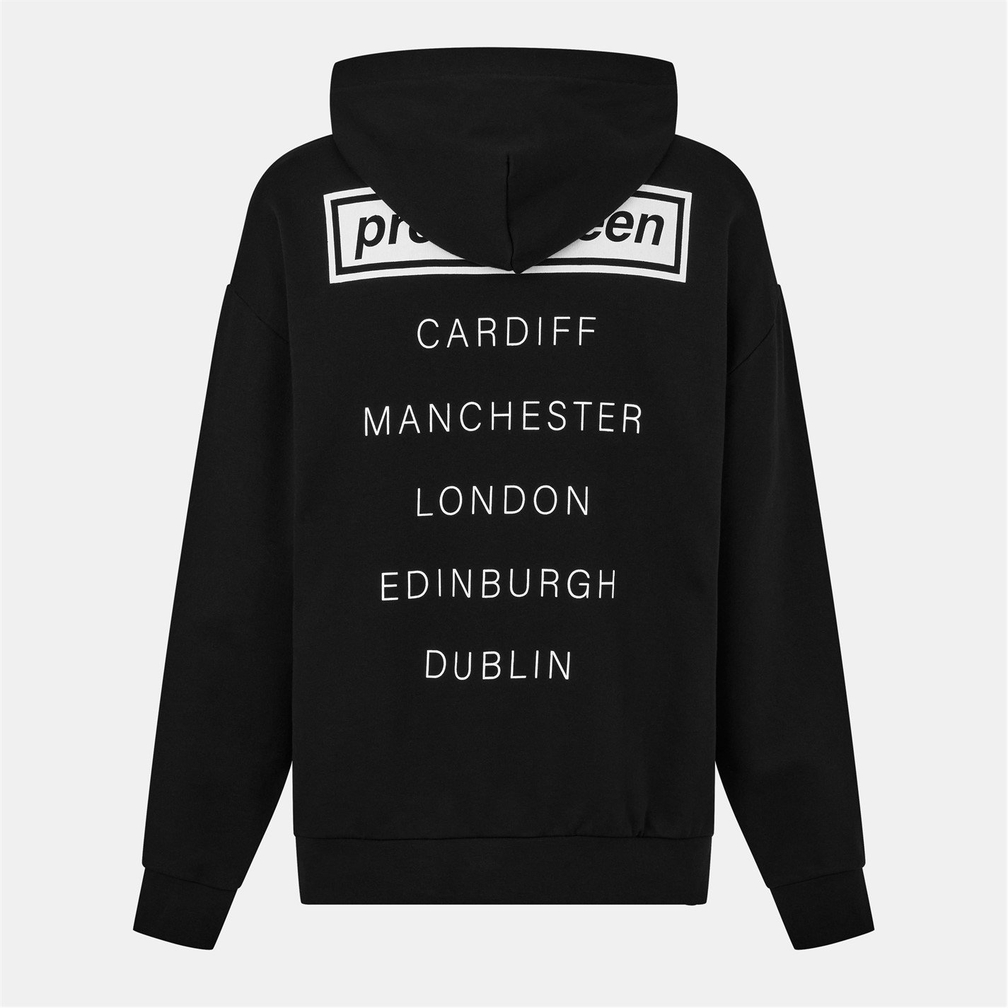 Mikina Pretty Green Black 7353163 Men's PG Live Forever Hoodie - 2