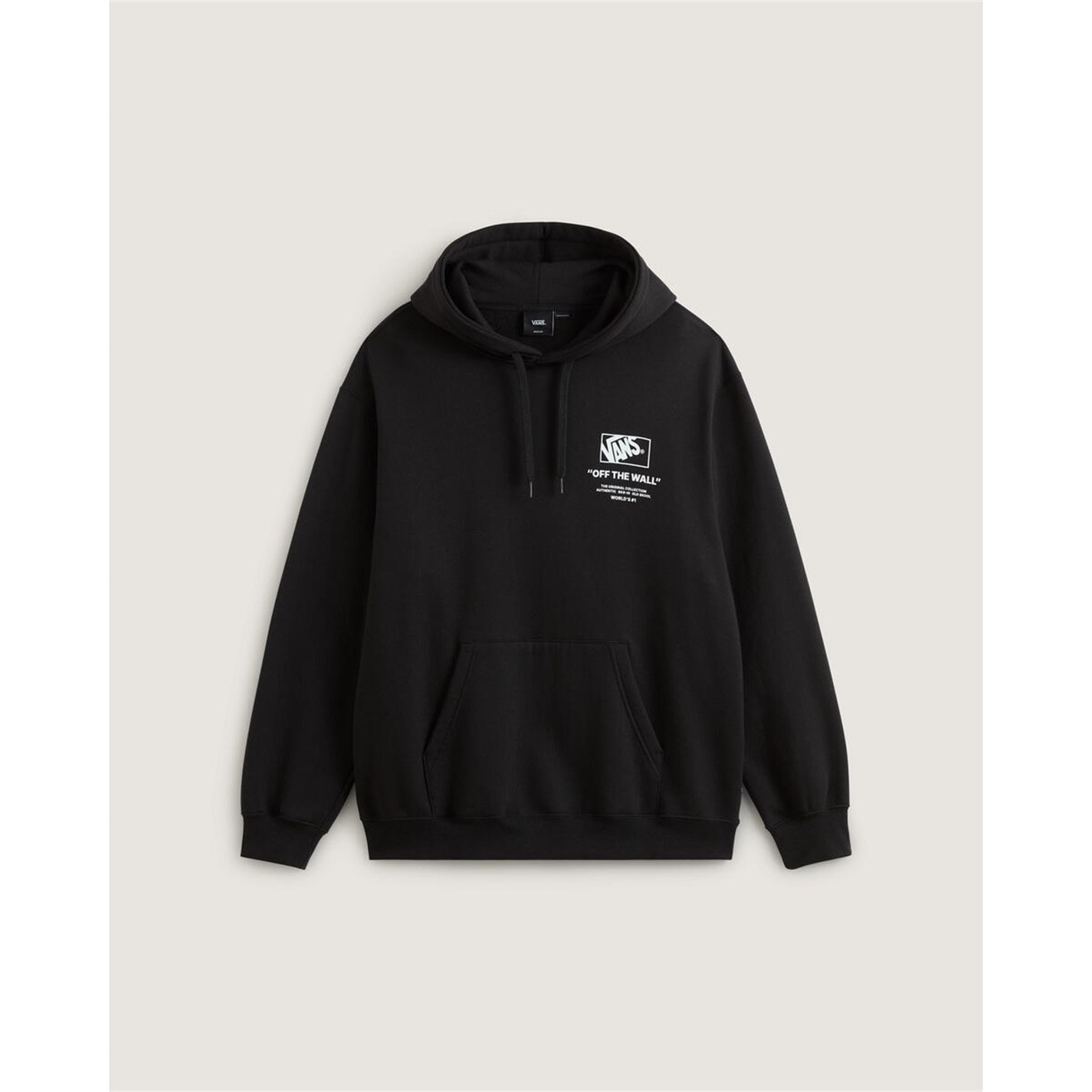 Mikina Vans Black White 727066 Stockpile Hood Mens - 2