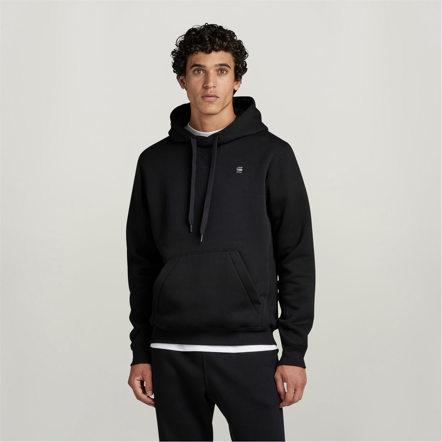 Mikina Boss Black 9074673 Men's Hooded Pull Over Hoodie - 1
