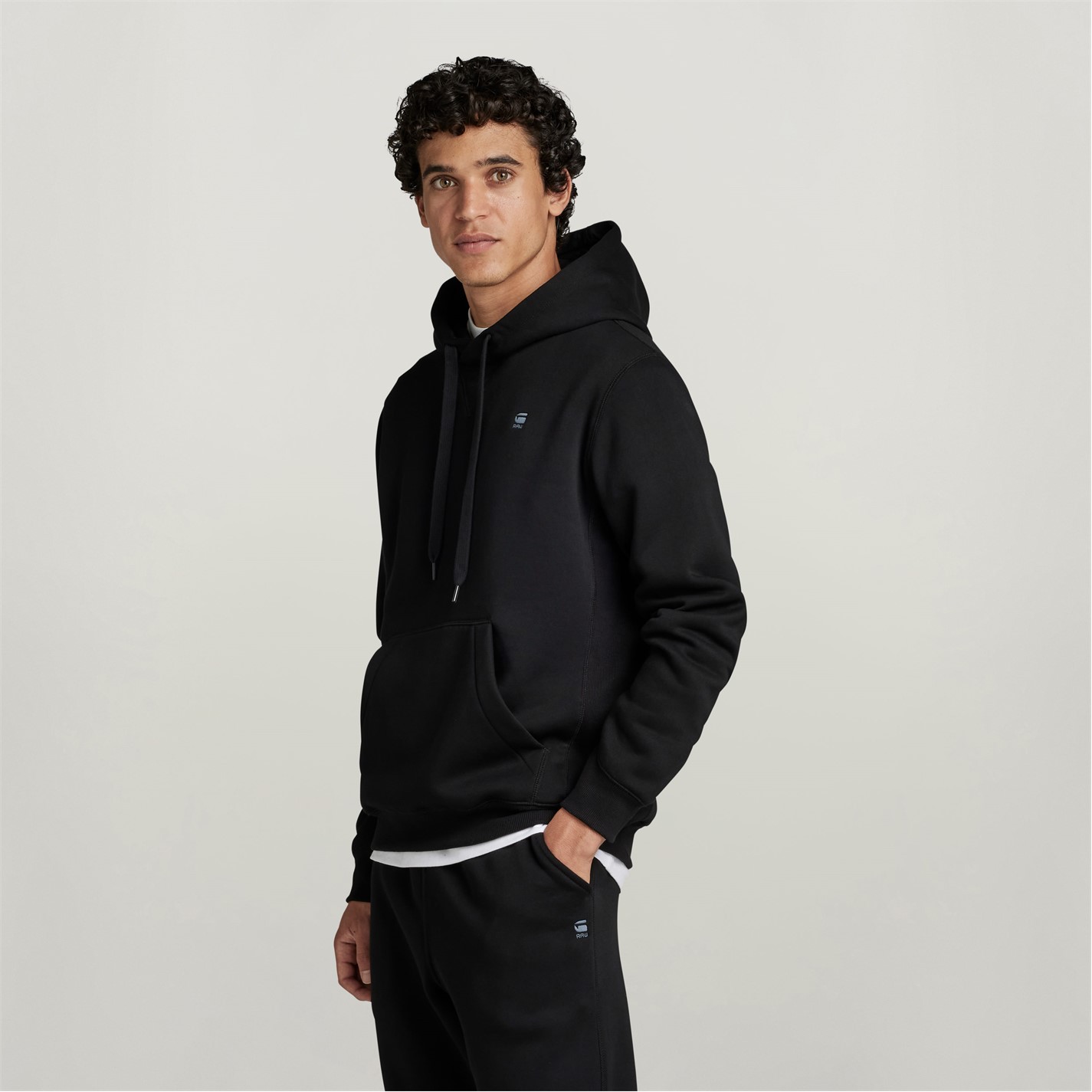 Mikina Boss Black 9074673 Men's Hooded Pull Over Hoodie - 2