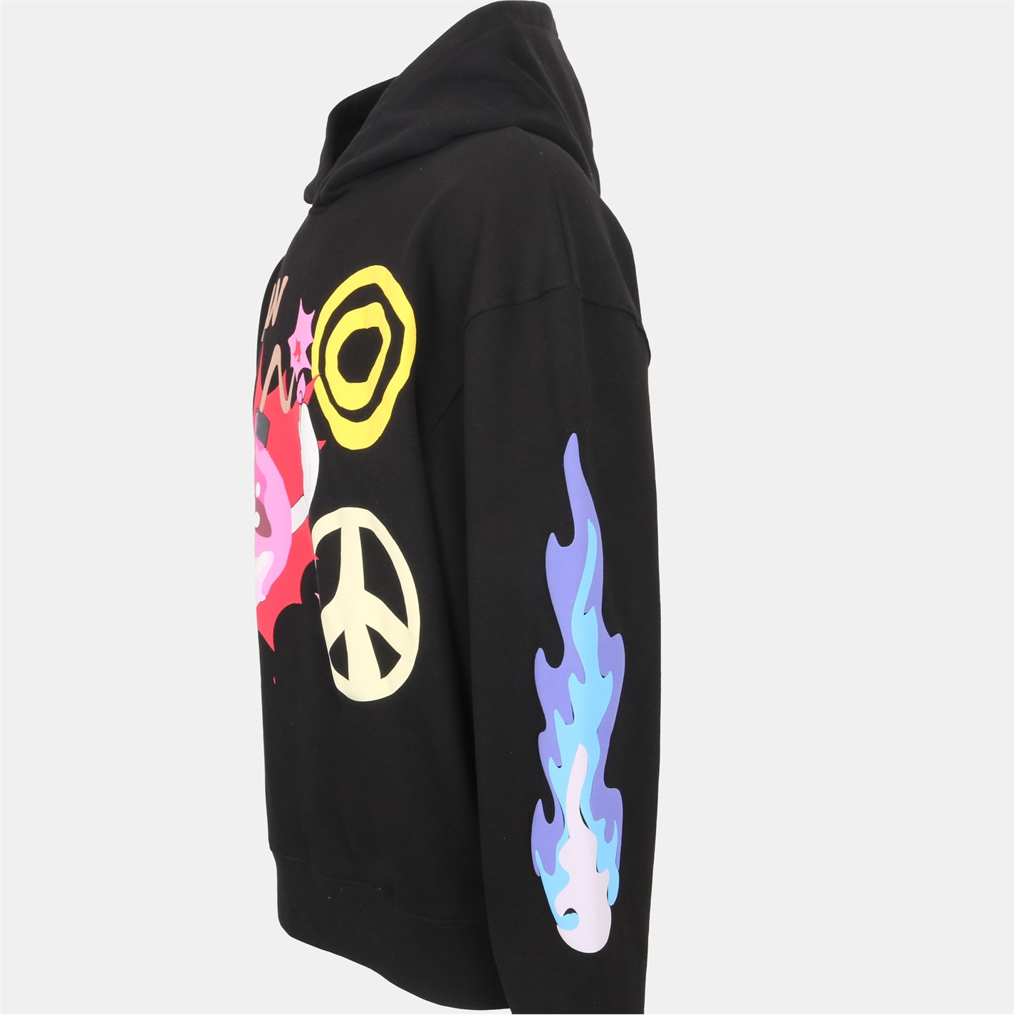 Mikina PRETTY BOY UGLY WORLD Black 6433677 Men's PBUW Peace Hoodie - 3