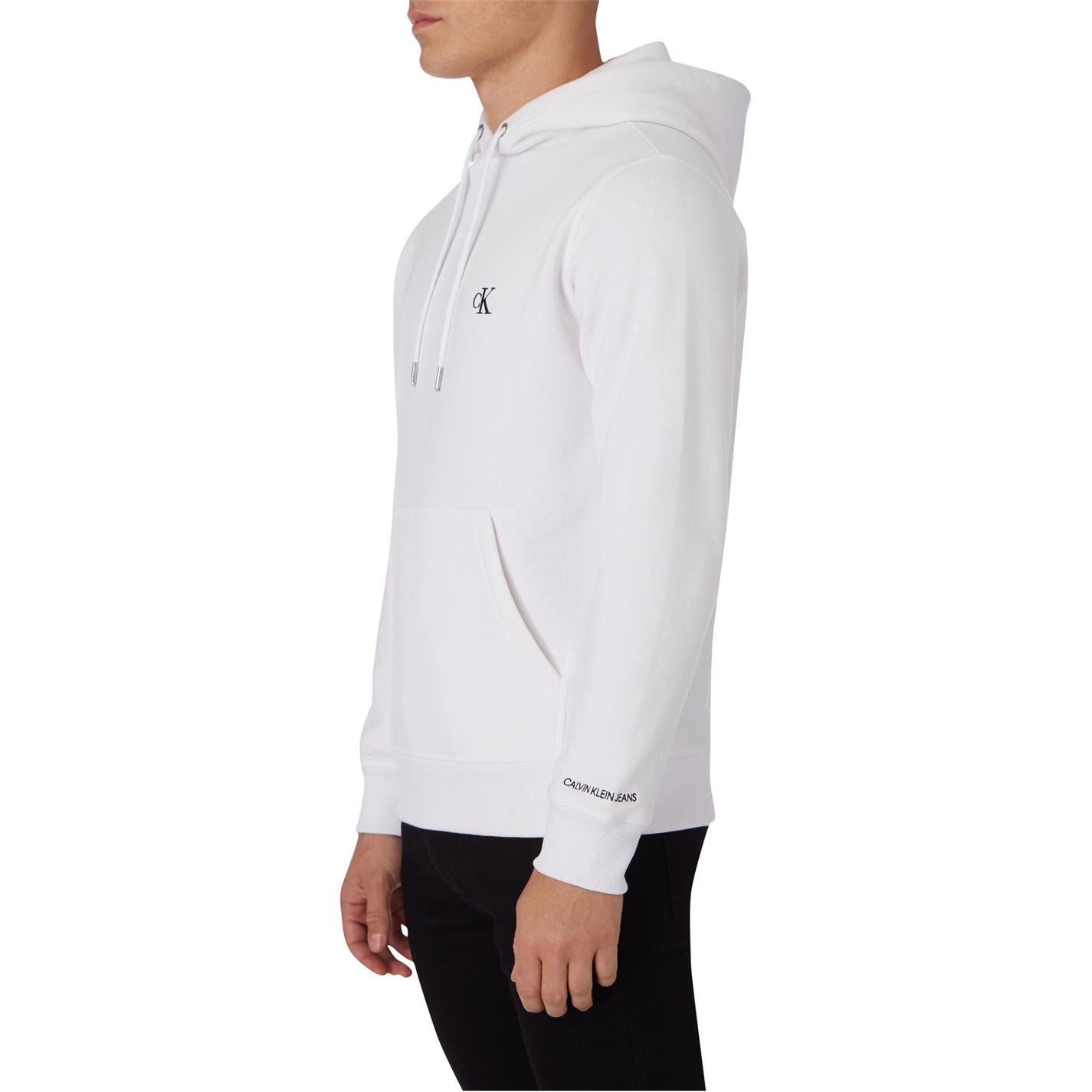 Mikina Calvin Klein Jeans Bright White 4311410 Essential OTH Hoodie - 4