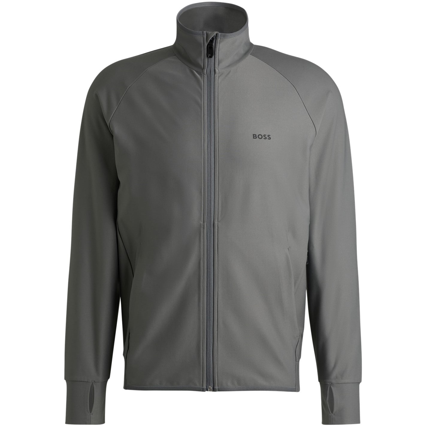 Mikina Boss Dark Beige 2568074 Men's Sicon Active Zip Hoodie - 5