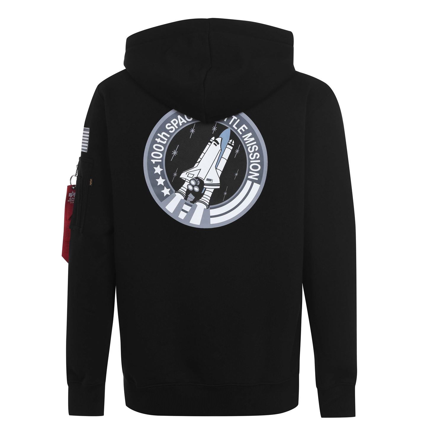 Mikina Alpha Industries Black 03 4326158 Space Shuttle Hoody - 10