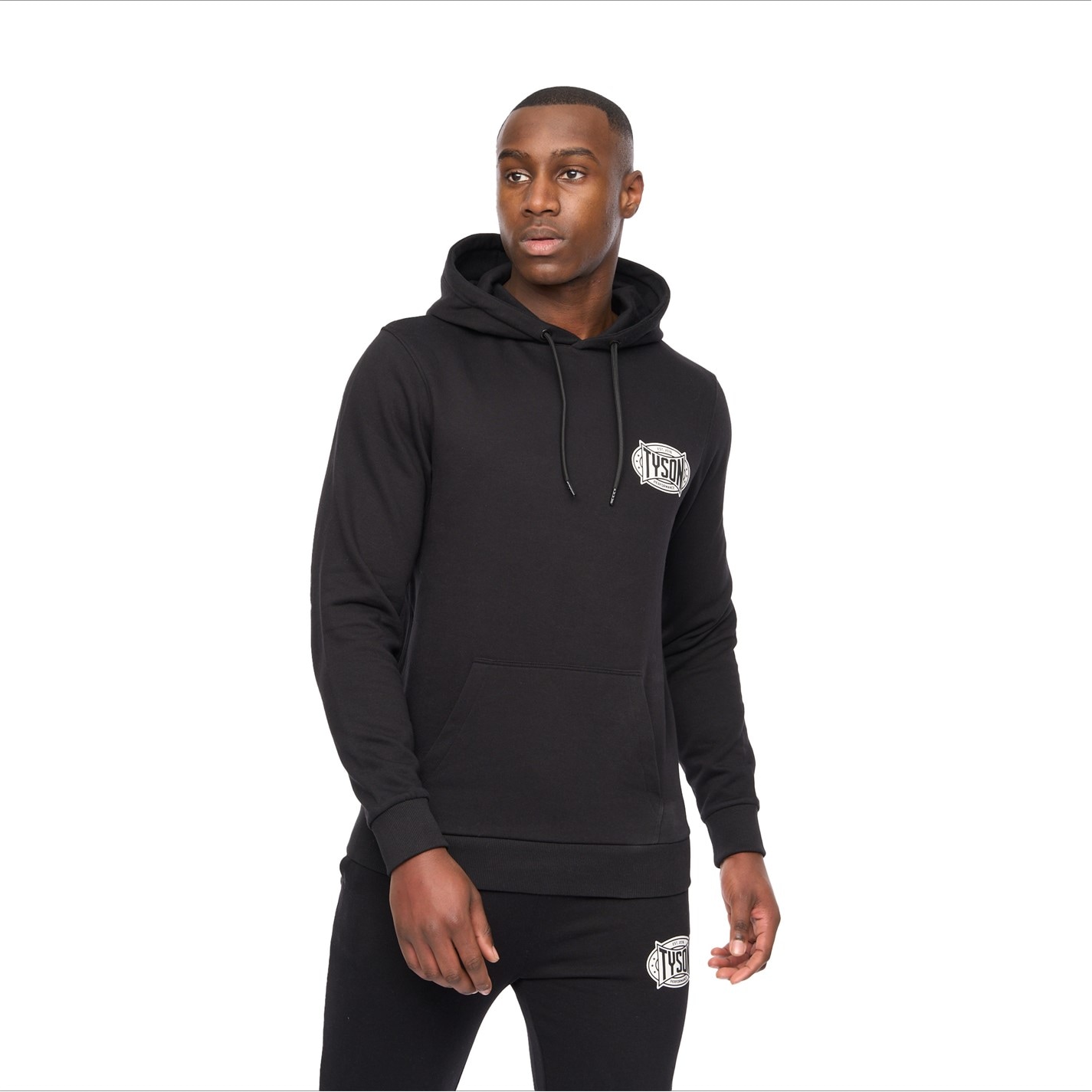 Mikina Aquascutum Black 4204436 Men's Hooded Sweat Hoodie - 1