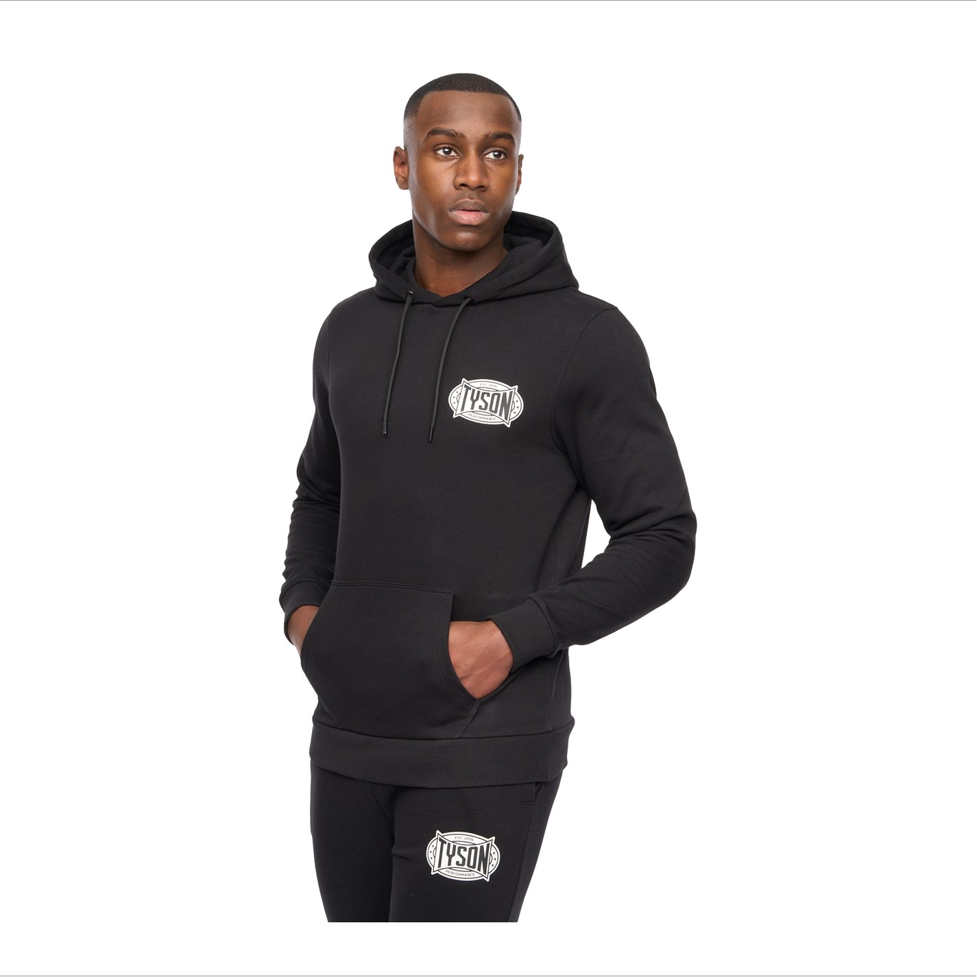 Mikina Aquascutum Black 4204436 Men's Hooded Sweat Hoodie - 4