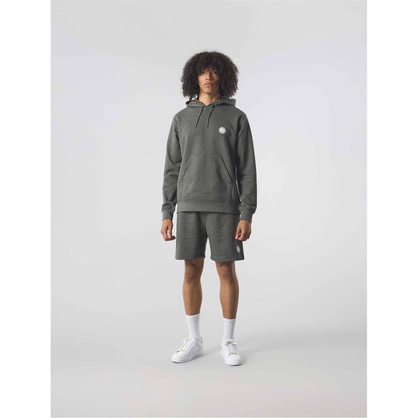 Mikina Pretty Green Grey 6632248 Men's PG Lounge Hoodie - 4