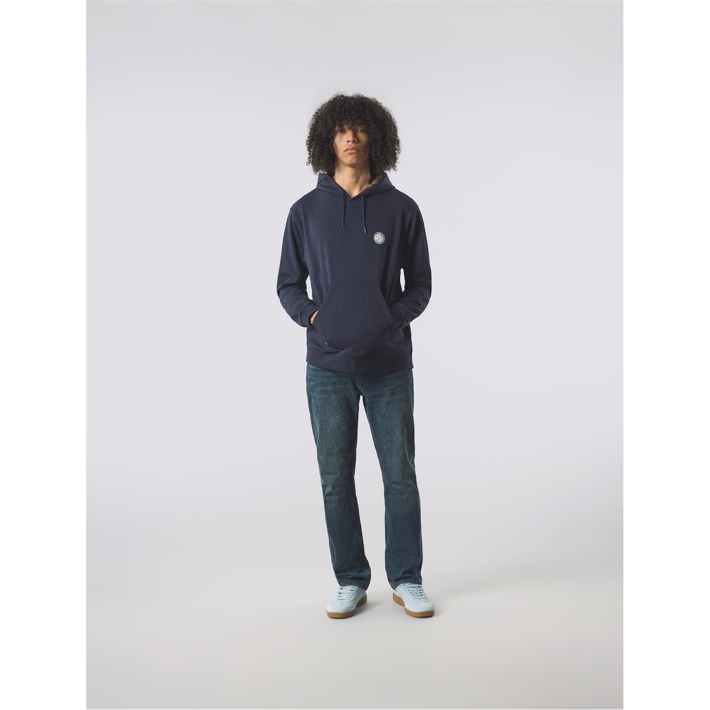 Mikina Pretty Green Navy 2487419 Men's PG Lounge Hoodie - 5