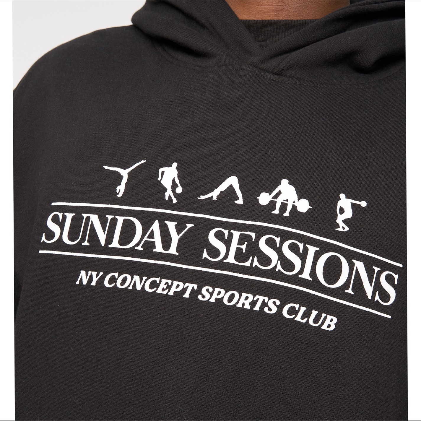 Mikina NY Concept Black 4584978 Session Hoodie - 3