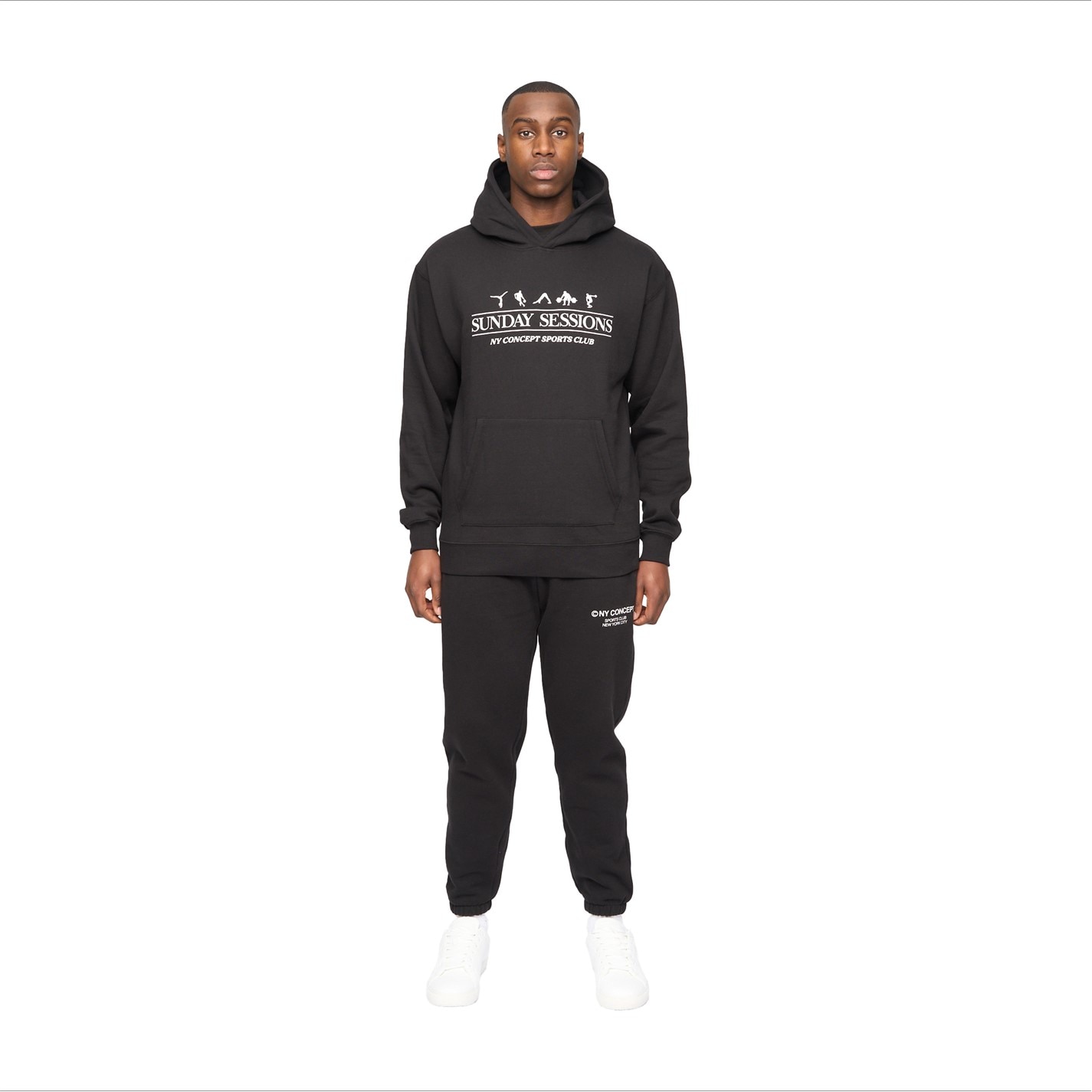 Mikina NY Concept Black 4584978 Session Hoodie - 4