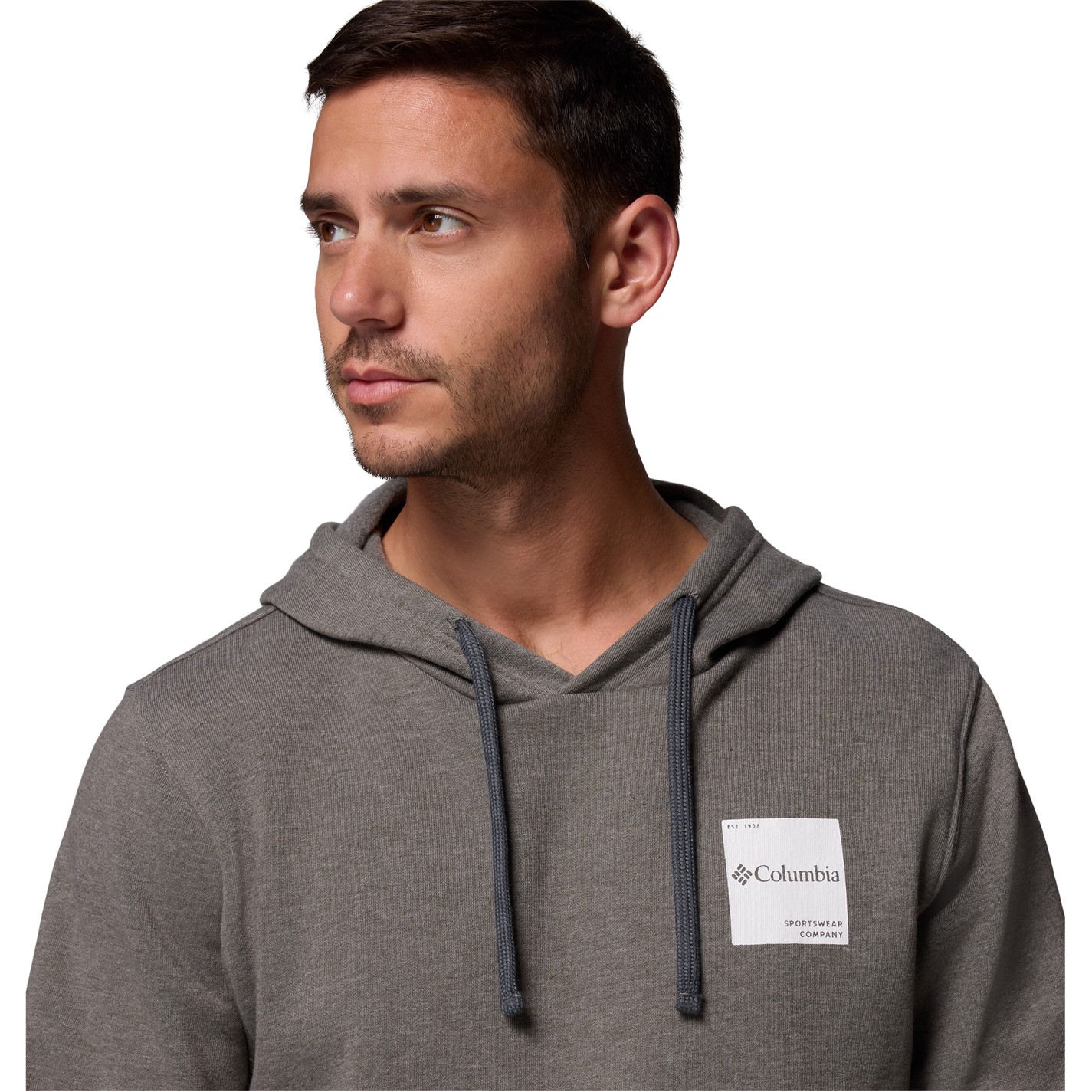 Mikina Columbia Charcoal 5589086 Men's Overhead Hoodie - 4