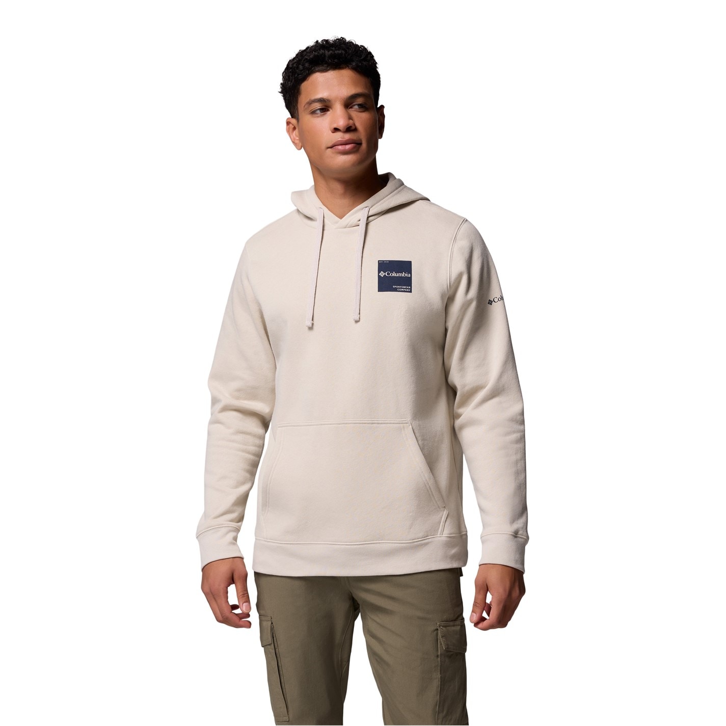 Mikina Columbia Dark Stone 3798222 Men's Overhead Hoodie - 1