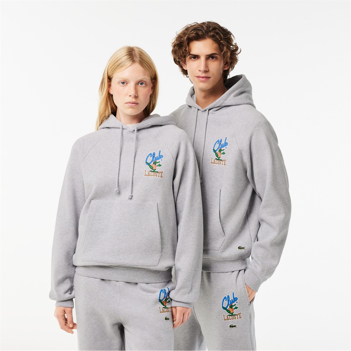 Mikina Lacoste Silver Chine 3724466 Men's Over-the-Head Hoodie - 1