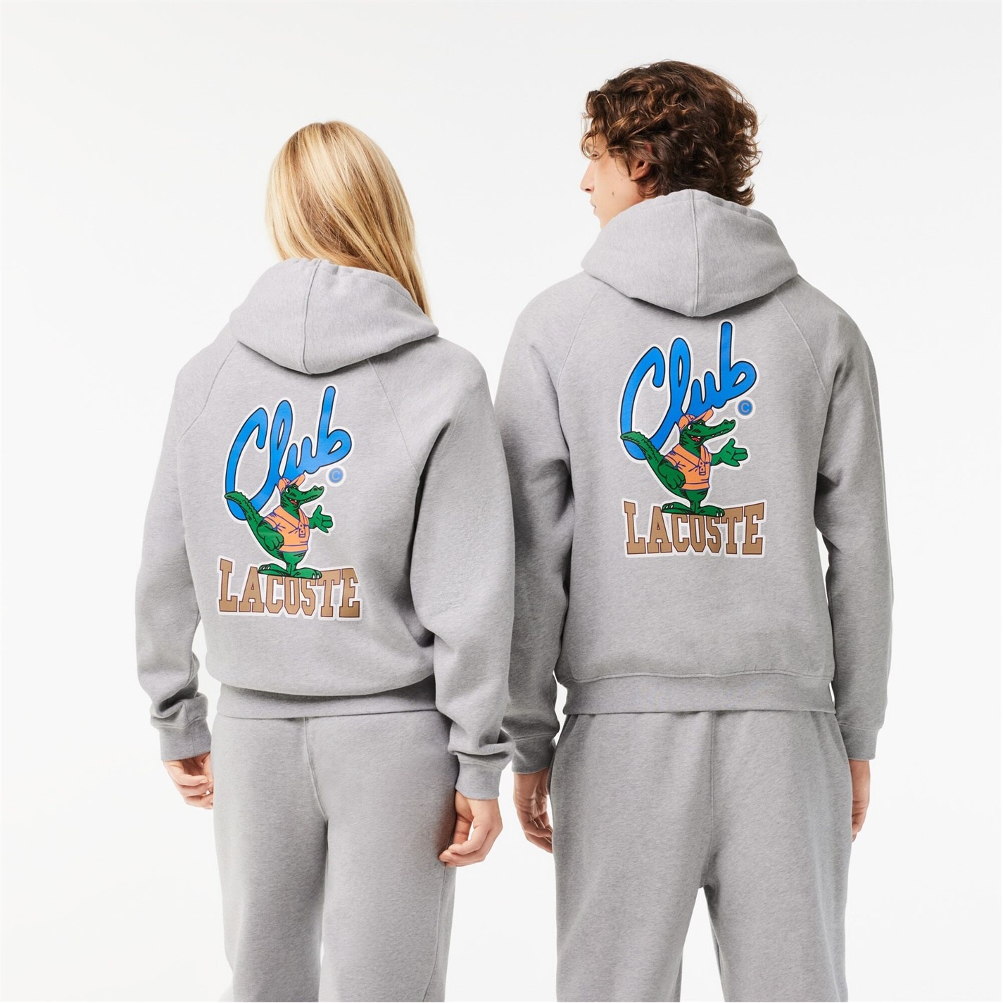 Mikina Lacoste Silver Chine 3724466 Men's Over-the-Head Hoodie - 2