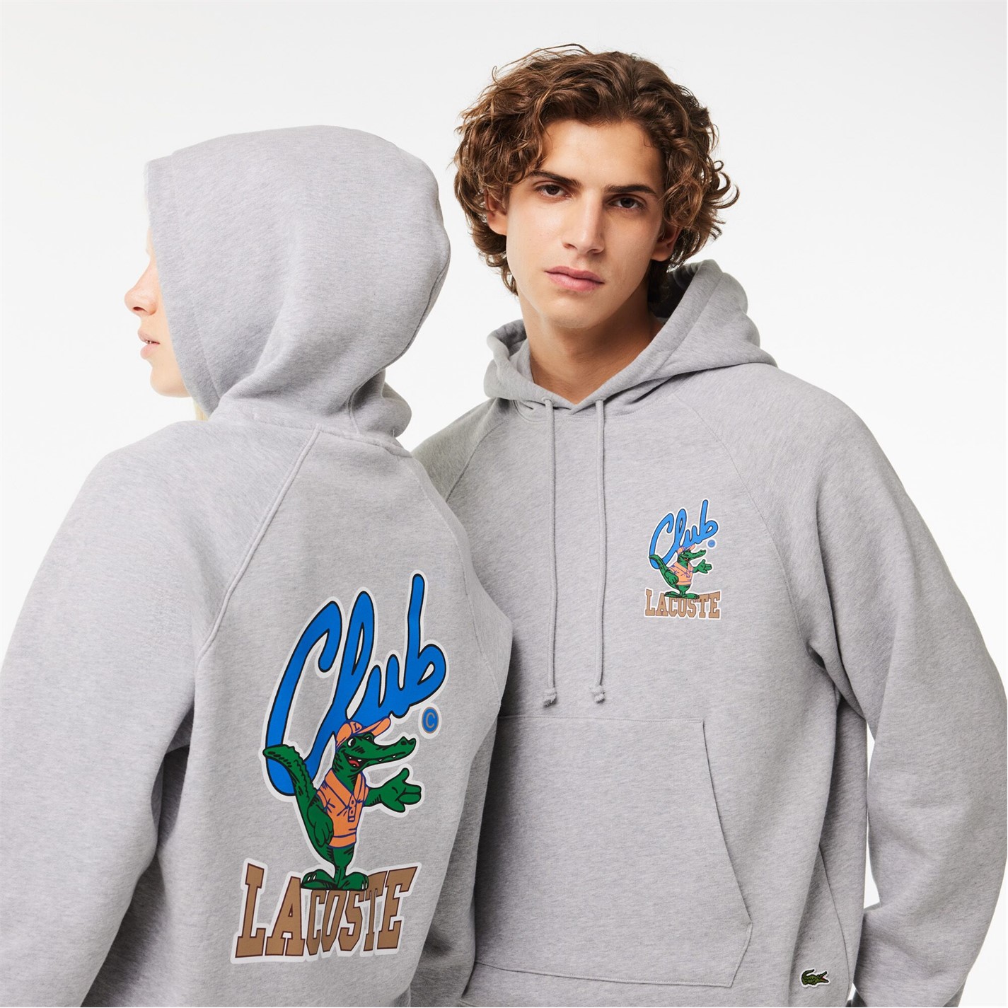 Mikina Lacoste Silver Chine 3724466 Men's Over-the-Head Hoodie - 3