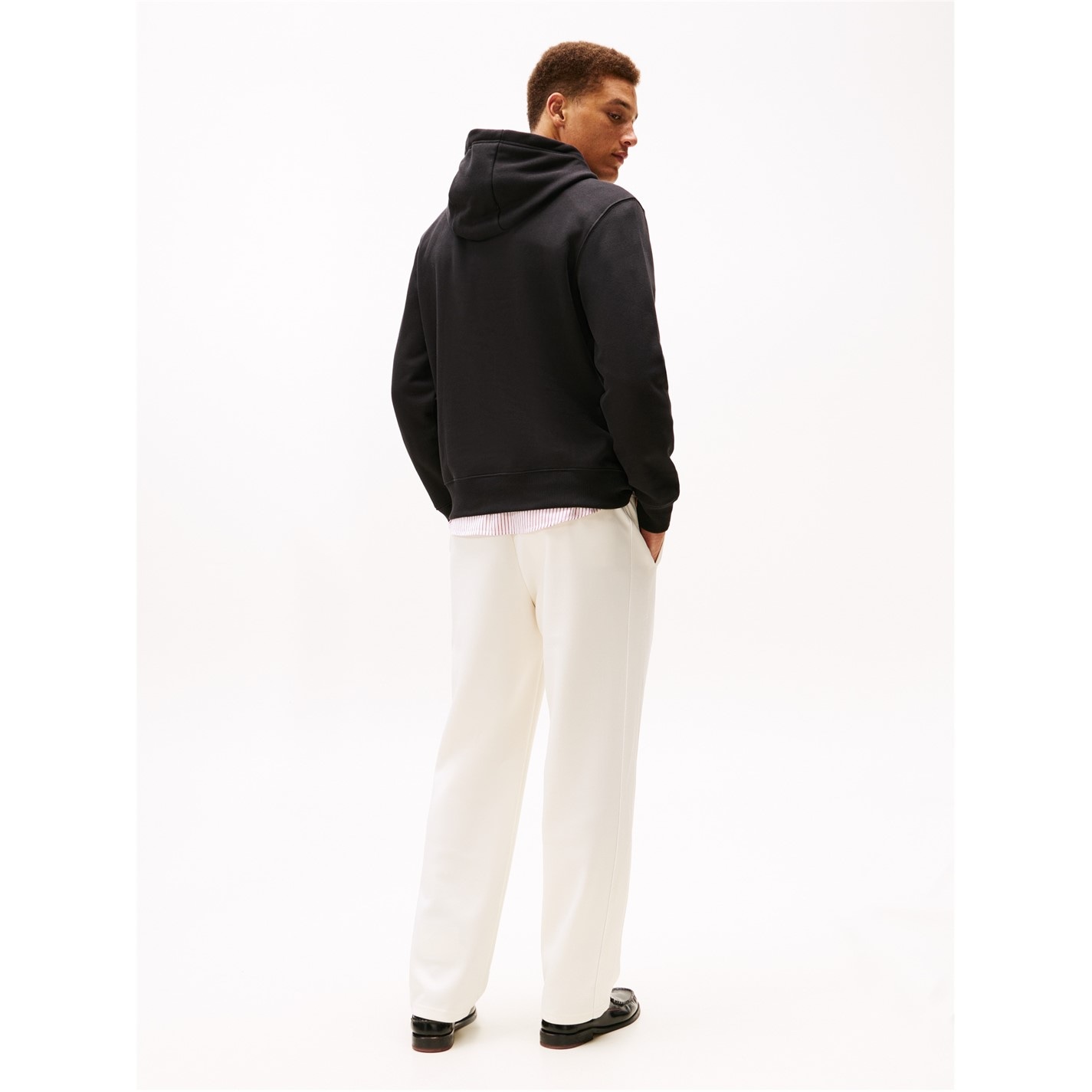 Mikina Tommy Hilfiger Black 4674957 Men's Embro Flag Pull Over Hoodie - 5
