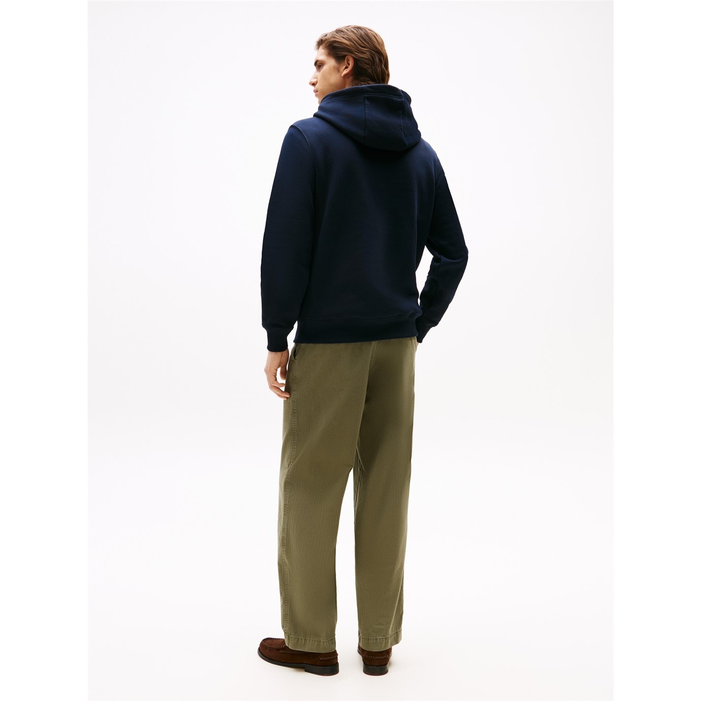 Mikina Tommy Hilfiger Desert Sky 592490 Men's Embro Flag Pull Over Hoodie - 5