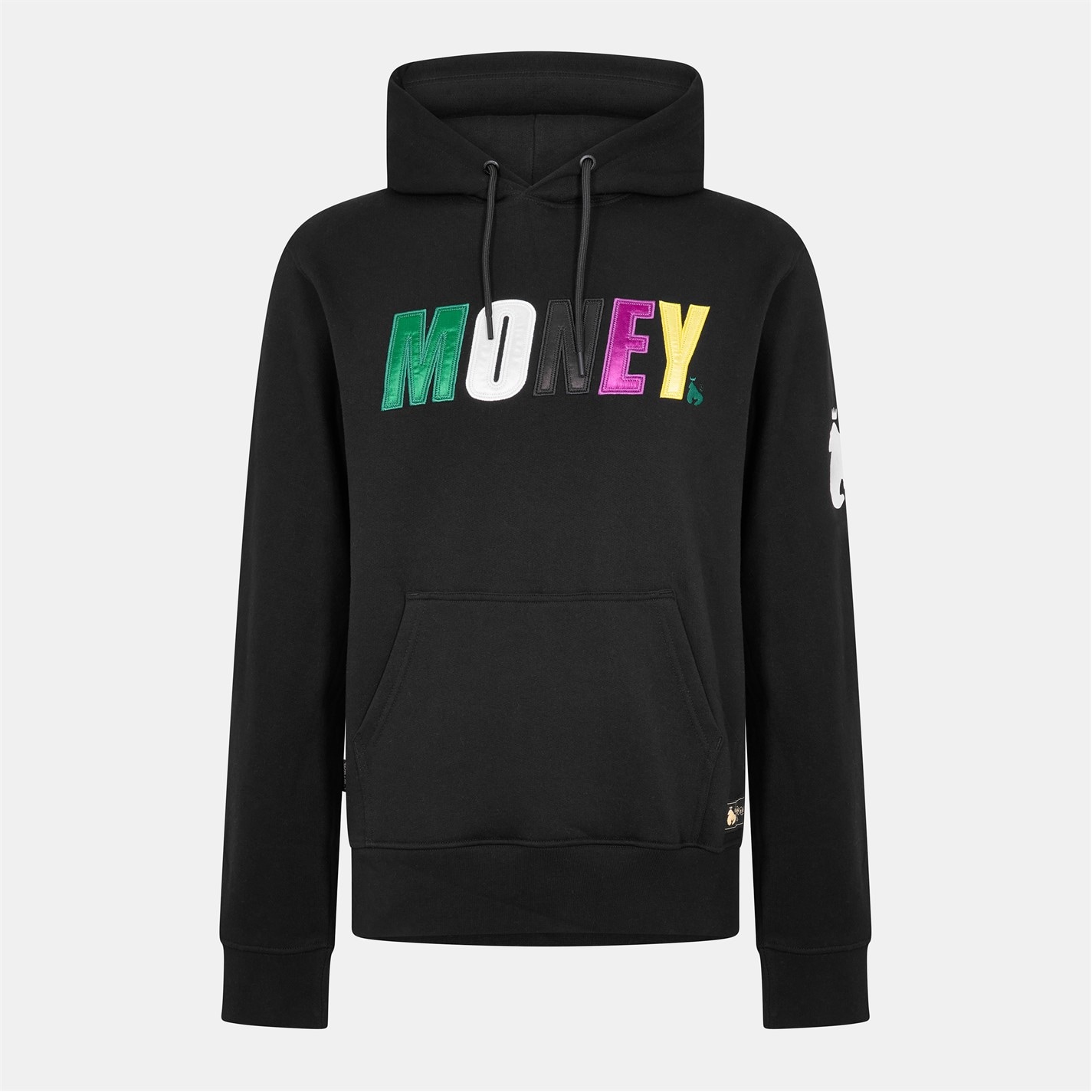 Mikina Money Black 4334305 Men's Satin Hoodie - 1