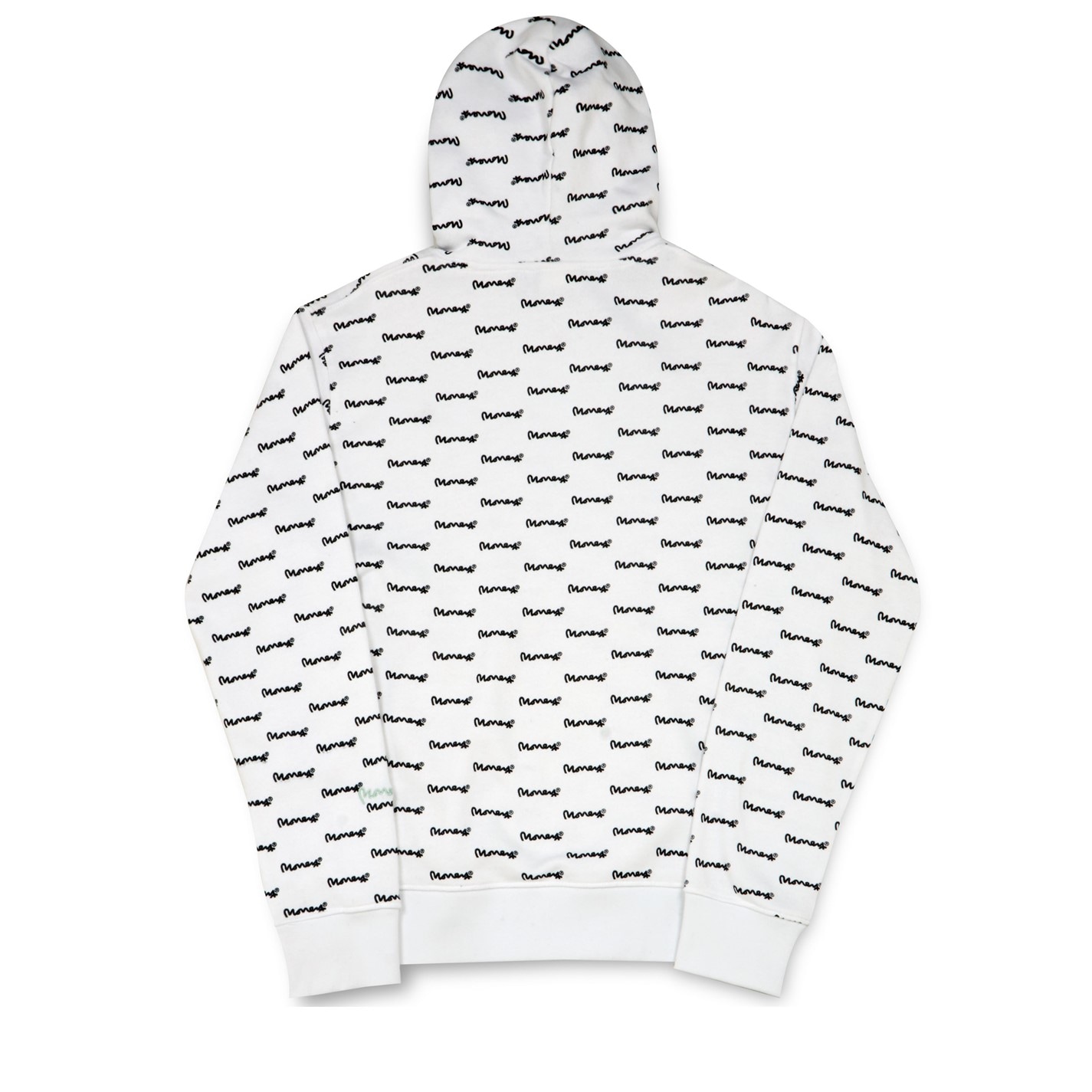 Mikina Money White 1777647 Men's Micro Signature Hoodie - 2