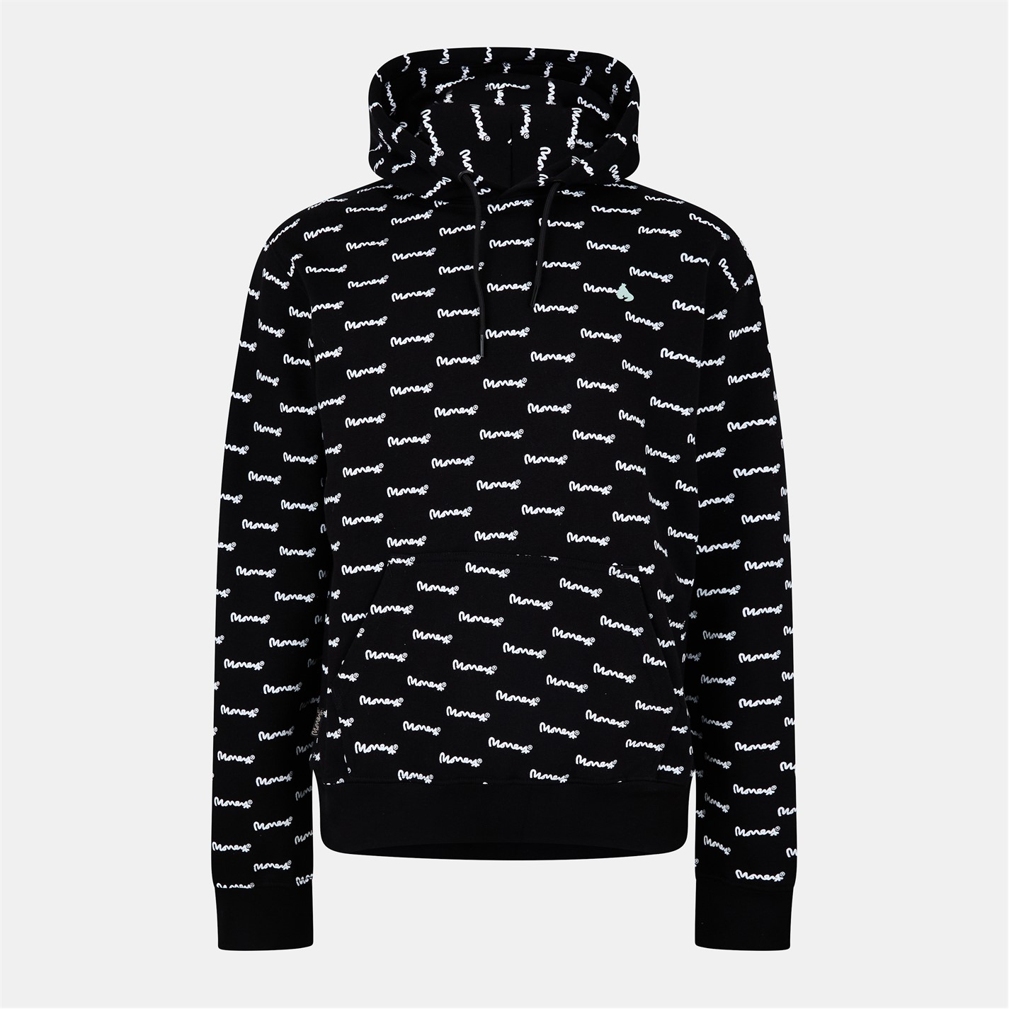 Mikina Money Black 4531075 Men's Micro Signature Hoodie - 1