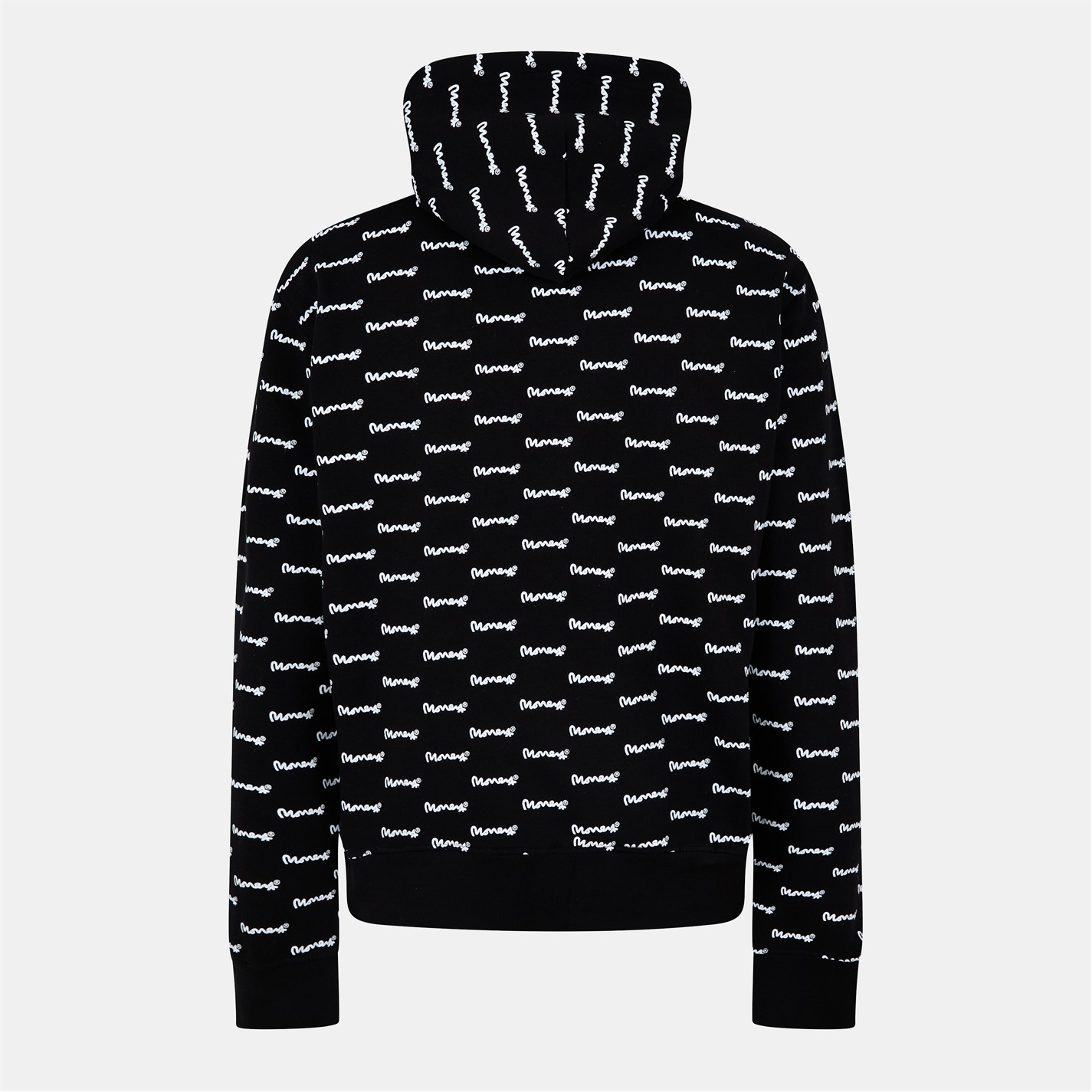 Mikina Money Black 4531075 Men's Micro Signature Hoodie - 2
