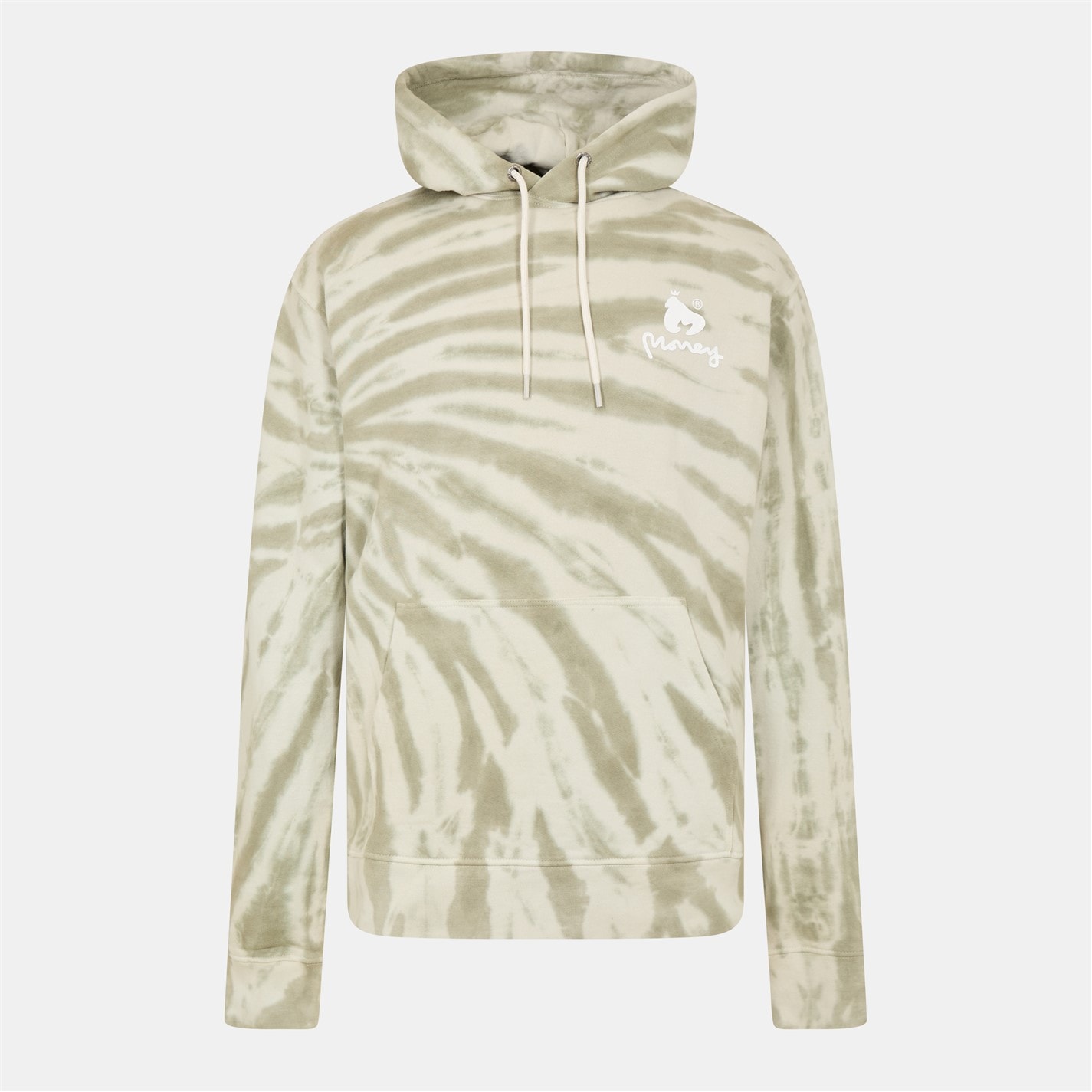 Mikina Money Castle Grey 4066584 Bleach Tie Hood - 1