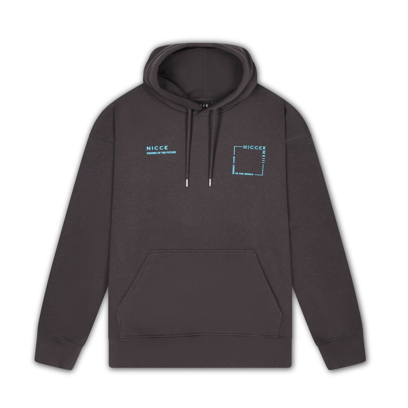 Mikina Nicce Coal 6527542 Men's Davido Pull Over Hoodie - 1