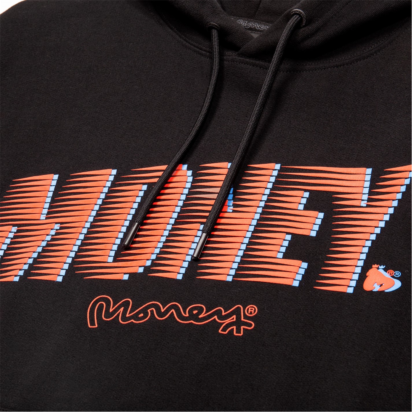 Mikina Money Black 3834489 Zoom Ape Hood - 3