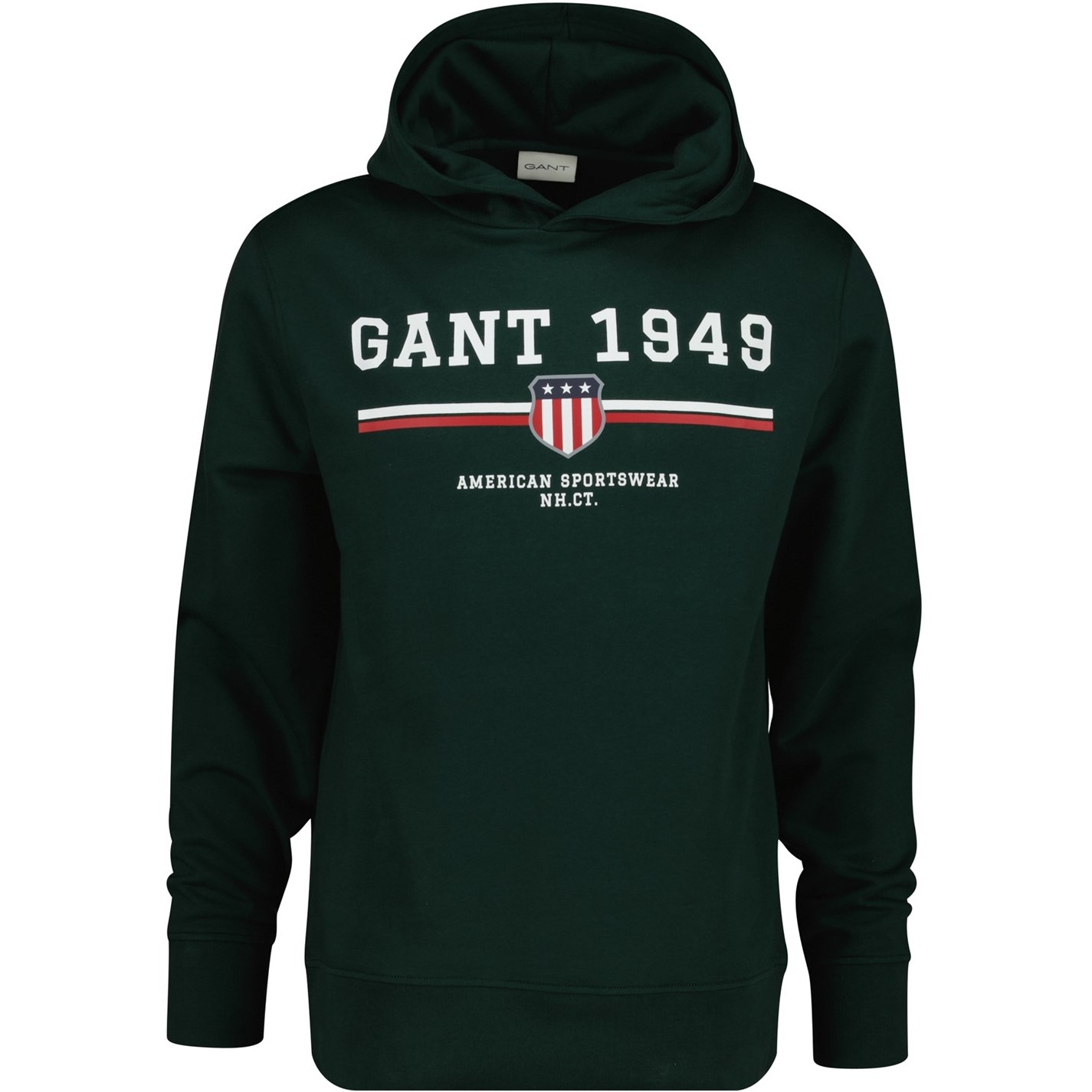 Mikina Gant Tarten Green 9222093 Graphic Hoodie - 1