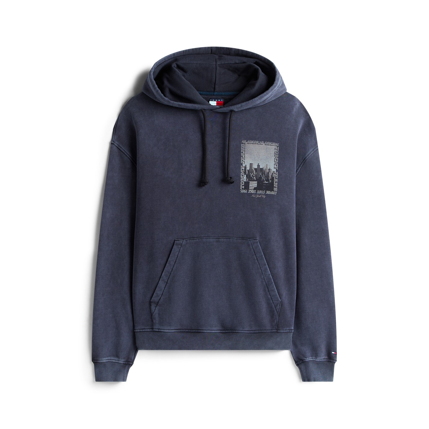 Mikina Tommy Jeans Black 2309719 Men's TJ Photo City Pull Over OTH Hoodie - 1