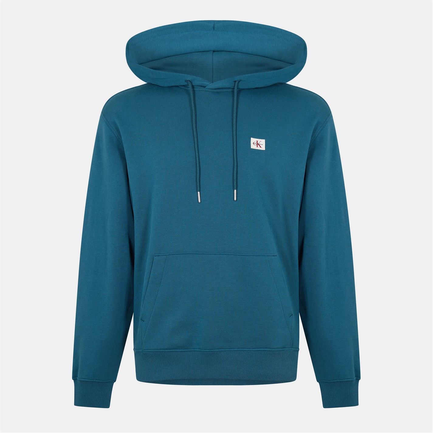 Mikina Calvin Klein Jeans Navy Teal 8047419 Men's CKJ Woven Over-the-Head Hoodie - 1
