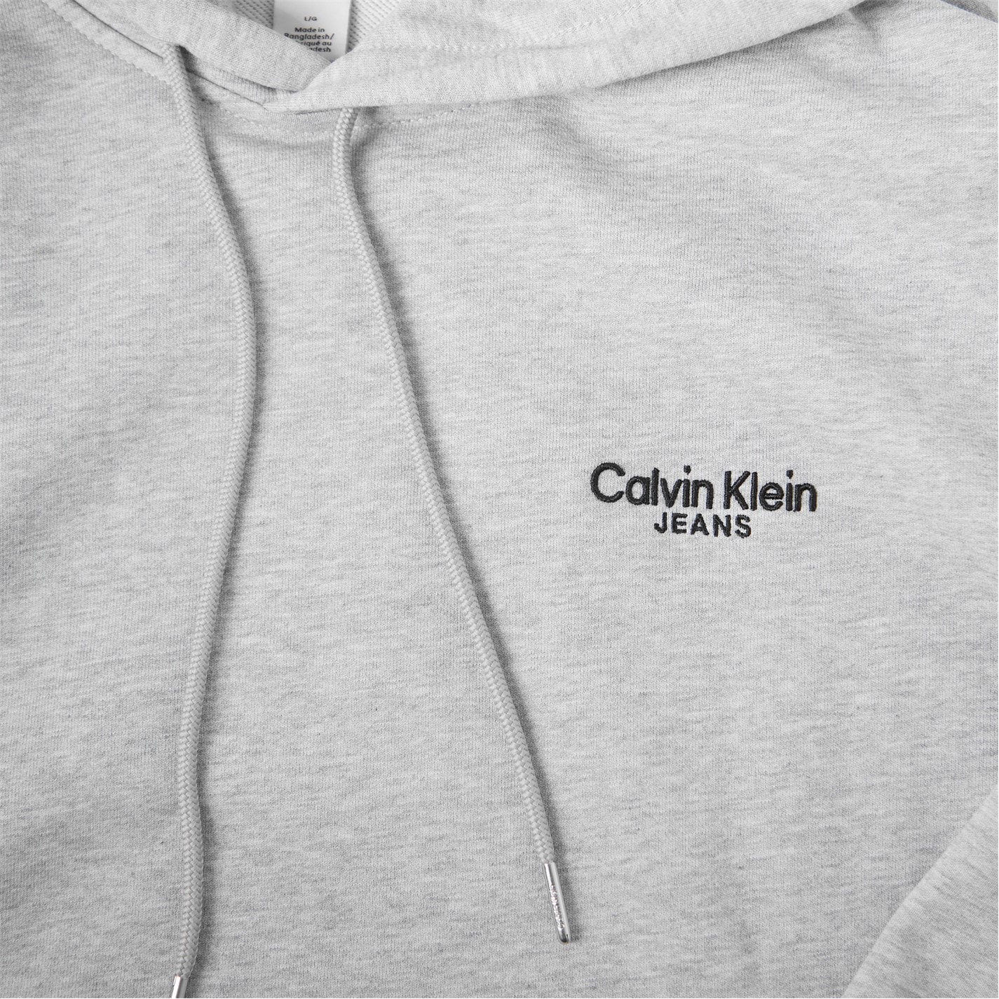 Mikina Calvin Klein Jeans Heroic Grey Htr 4632439 Men's Back Print Hoodie - 5