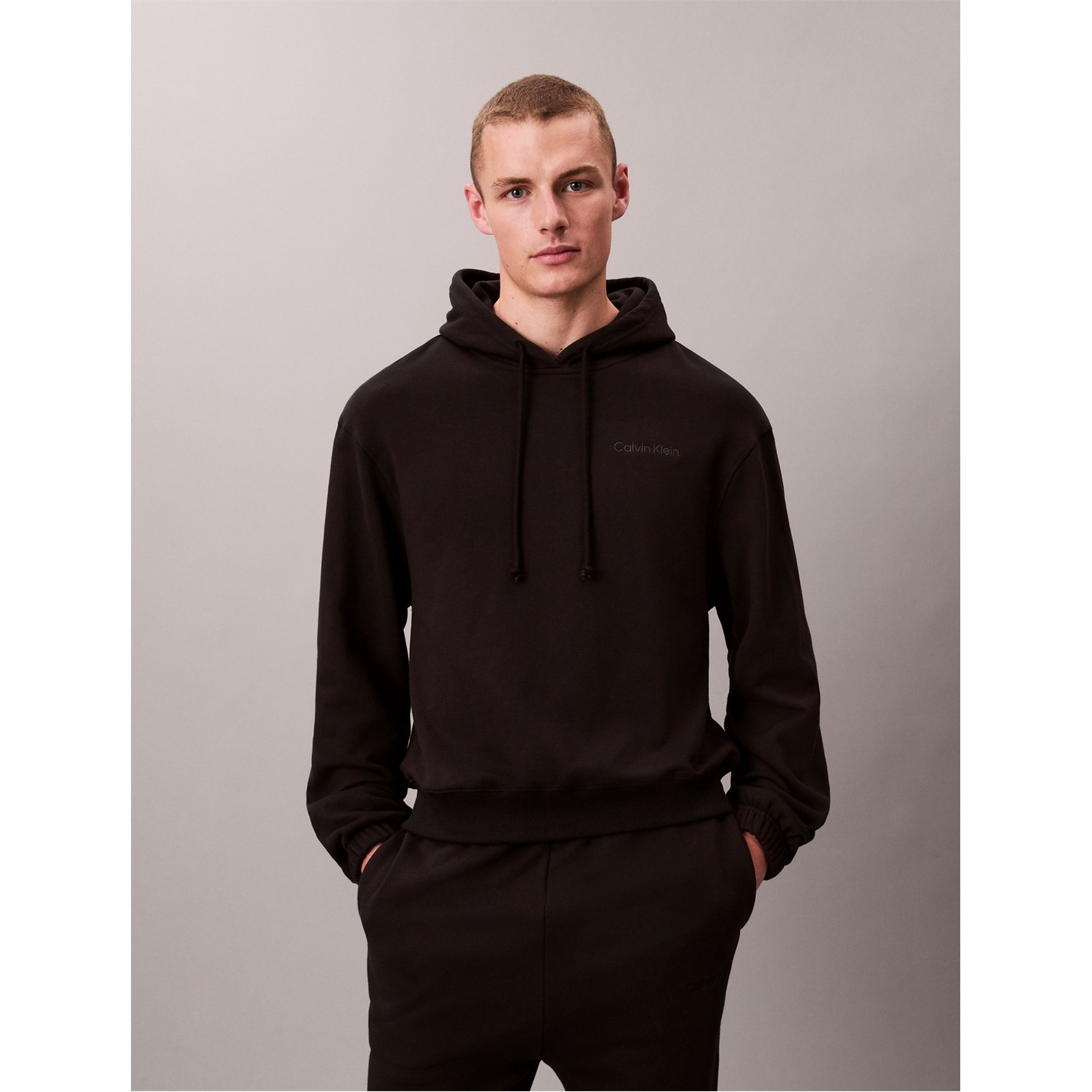 Mikina Calvin Klein Black 9396500 Men's Pullover Hoodie - 2