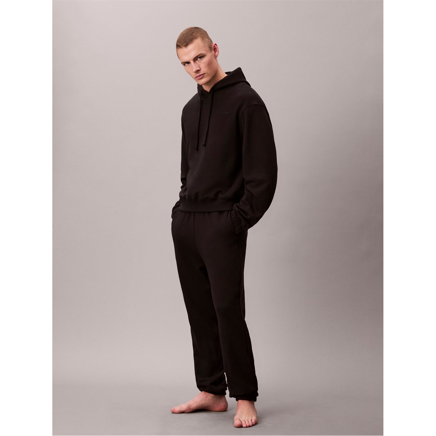 Mikina Calvin Klein Black 9396500 Men's Pullover Hoodie - 3
